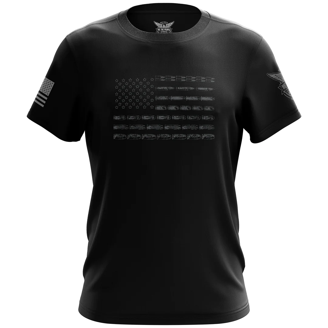 We The People Bullet Flag Shirt - Mens