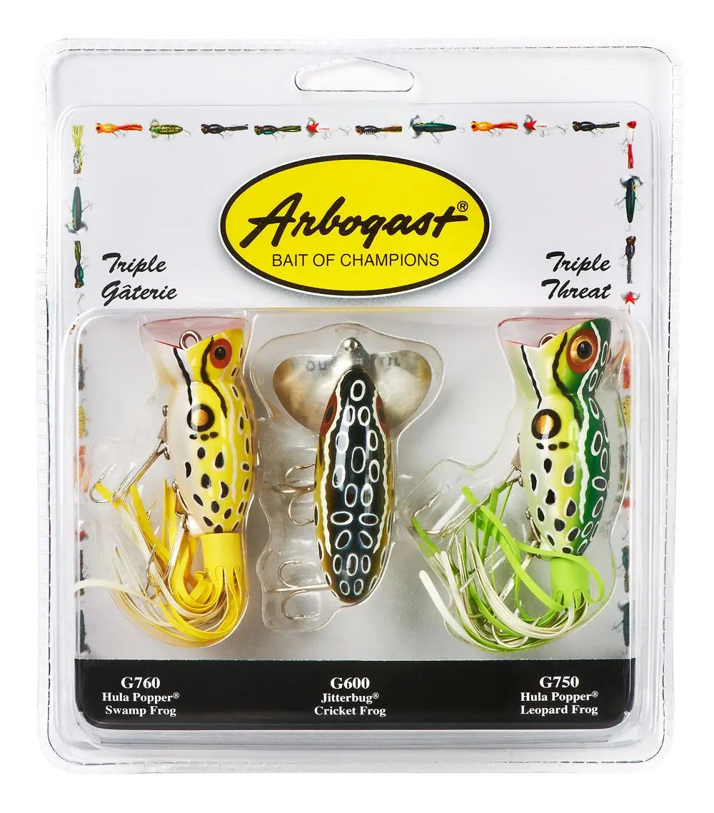 Arbogast Triple Threat 3-Pack