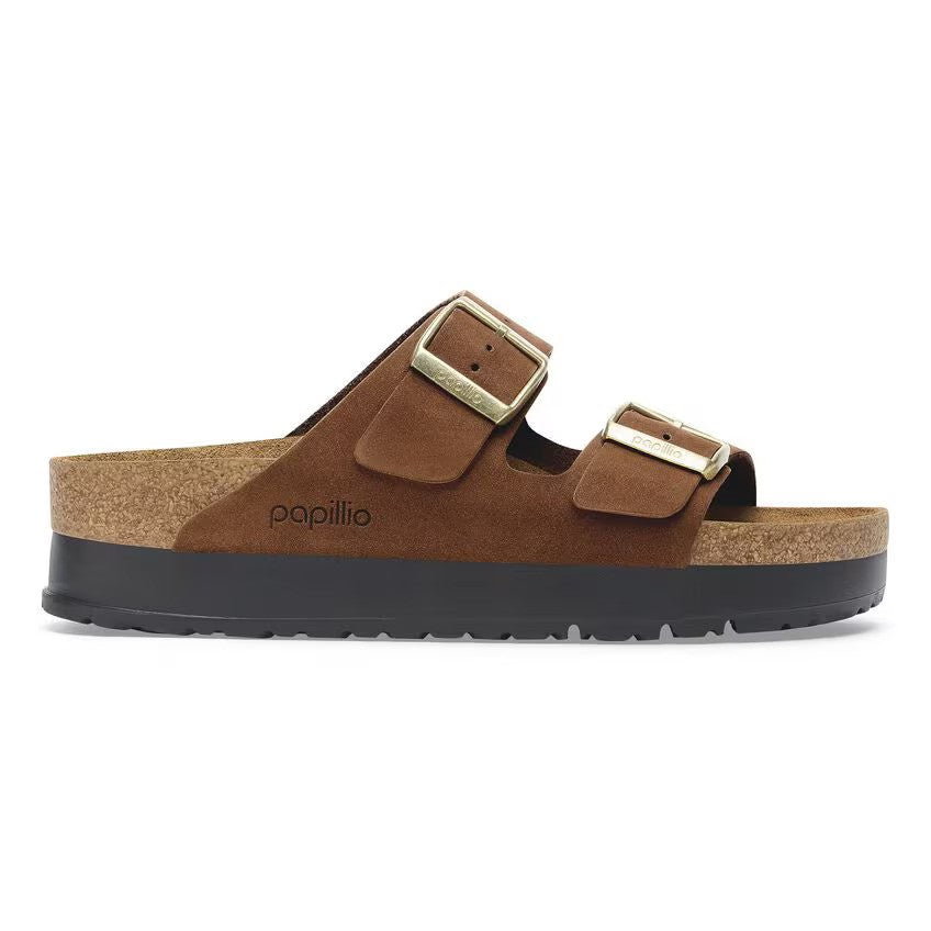 Birkenstock Arizona Flex Platform Leather - Womens