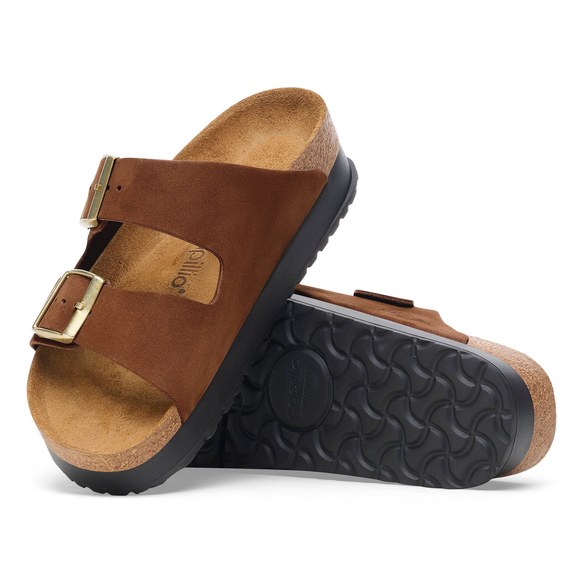 Birkenstock Arizona Flex Platform Leather - Womens