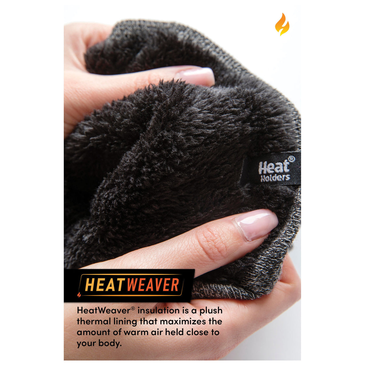 Heat Holders Men's David Flat Knit Watch Cap