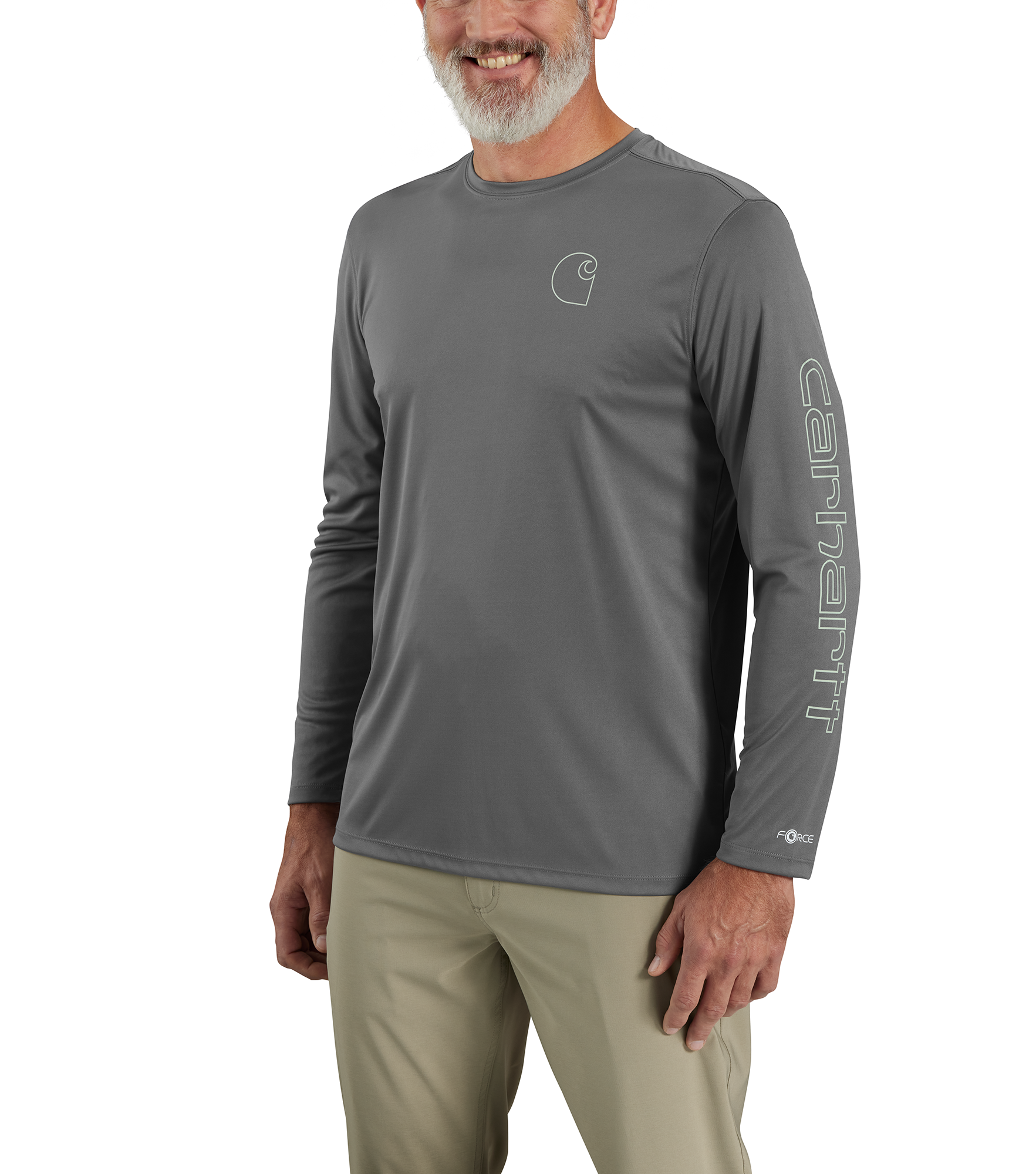 Carhartt Force Sun Defender Graphic Long Sleeve - Tall - Mens