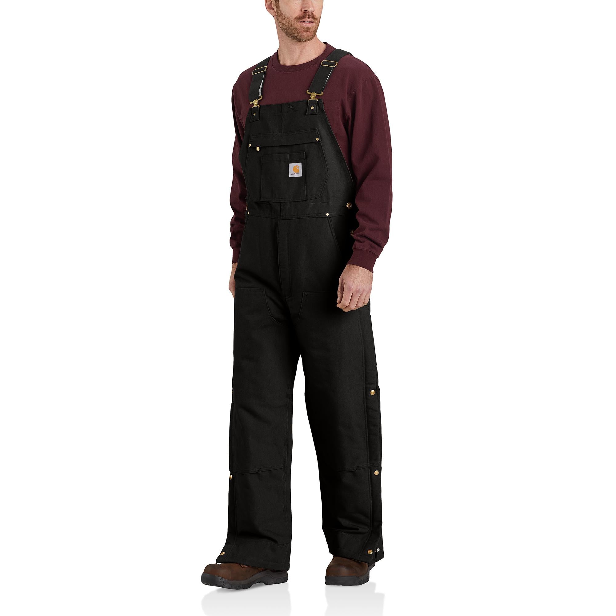 Carhartt Duck Insulated Bib Overall - Regular - Mens