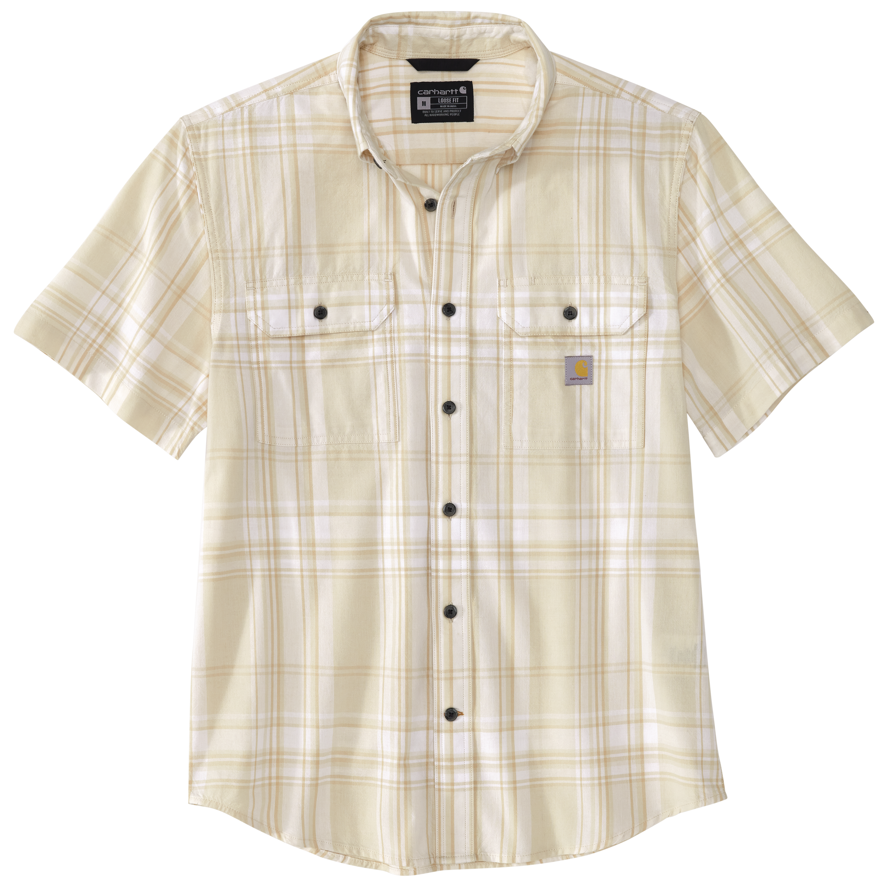 Carhartt Loose Fit Midweight Plaid Short Sleeve - Tall - Mens