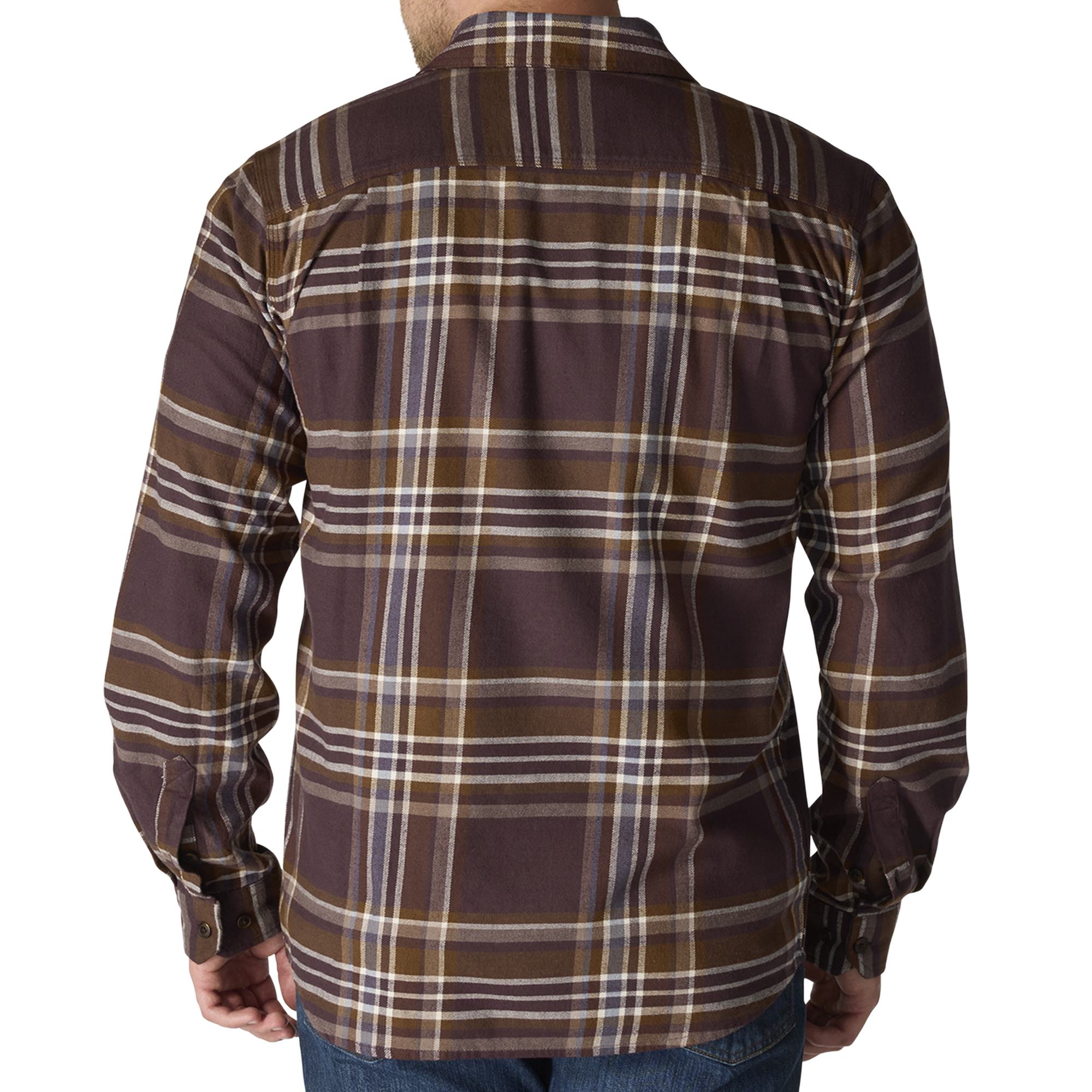 Carhartt Rugged Flex™ Midweight Flannel Long-Sleeve Plaid Shirt - Tall - Mens