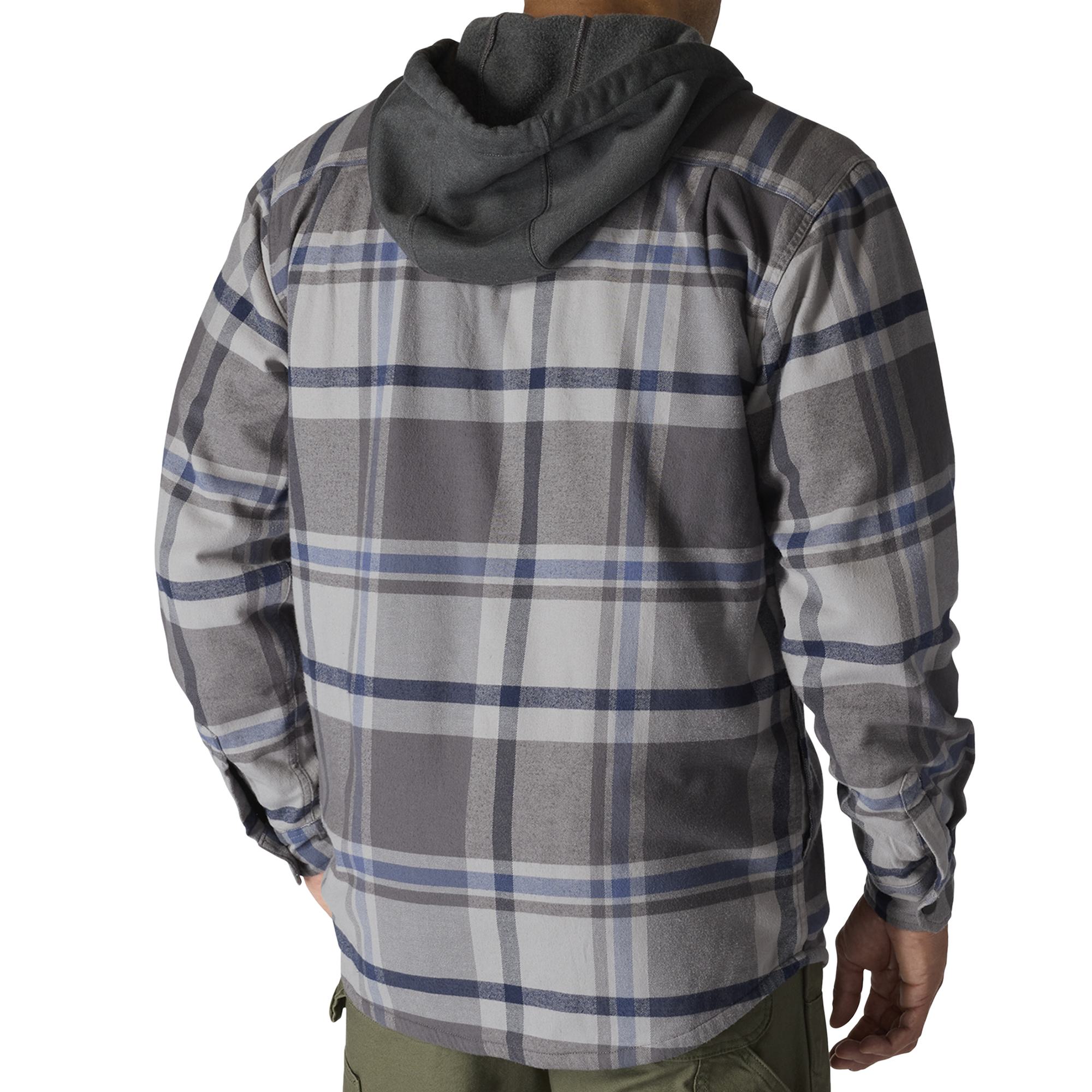 Carhartt Rugged Flex® Flannel Fleece Lined Hooded Shirt Jac - Tall - Mens