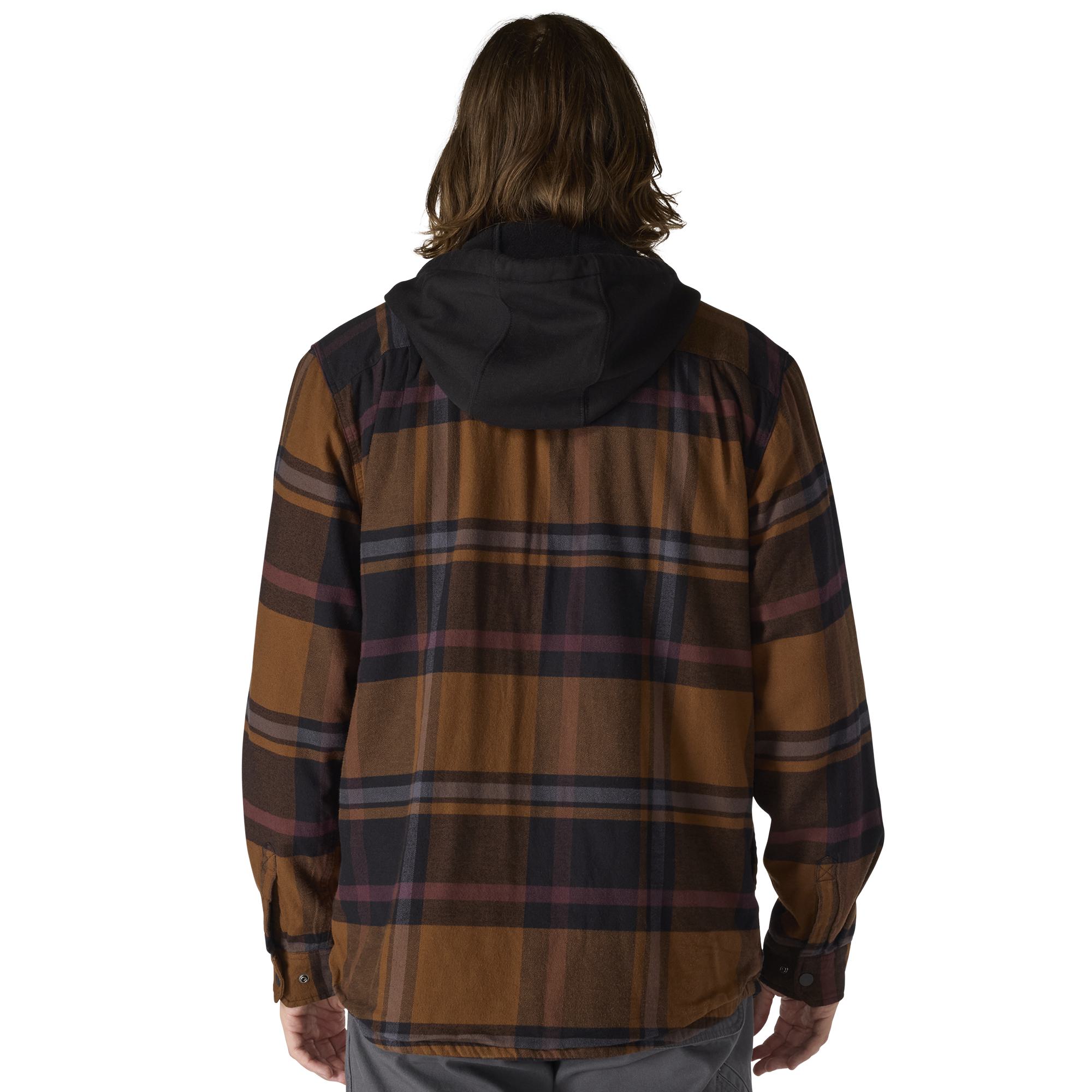 Carhartt Rugged Flex® Flannel Fleece Lined Hooded Shirt Jac - Tall - Mens