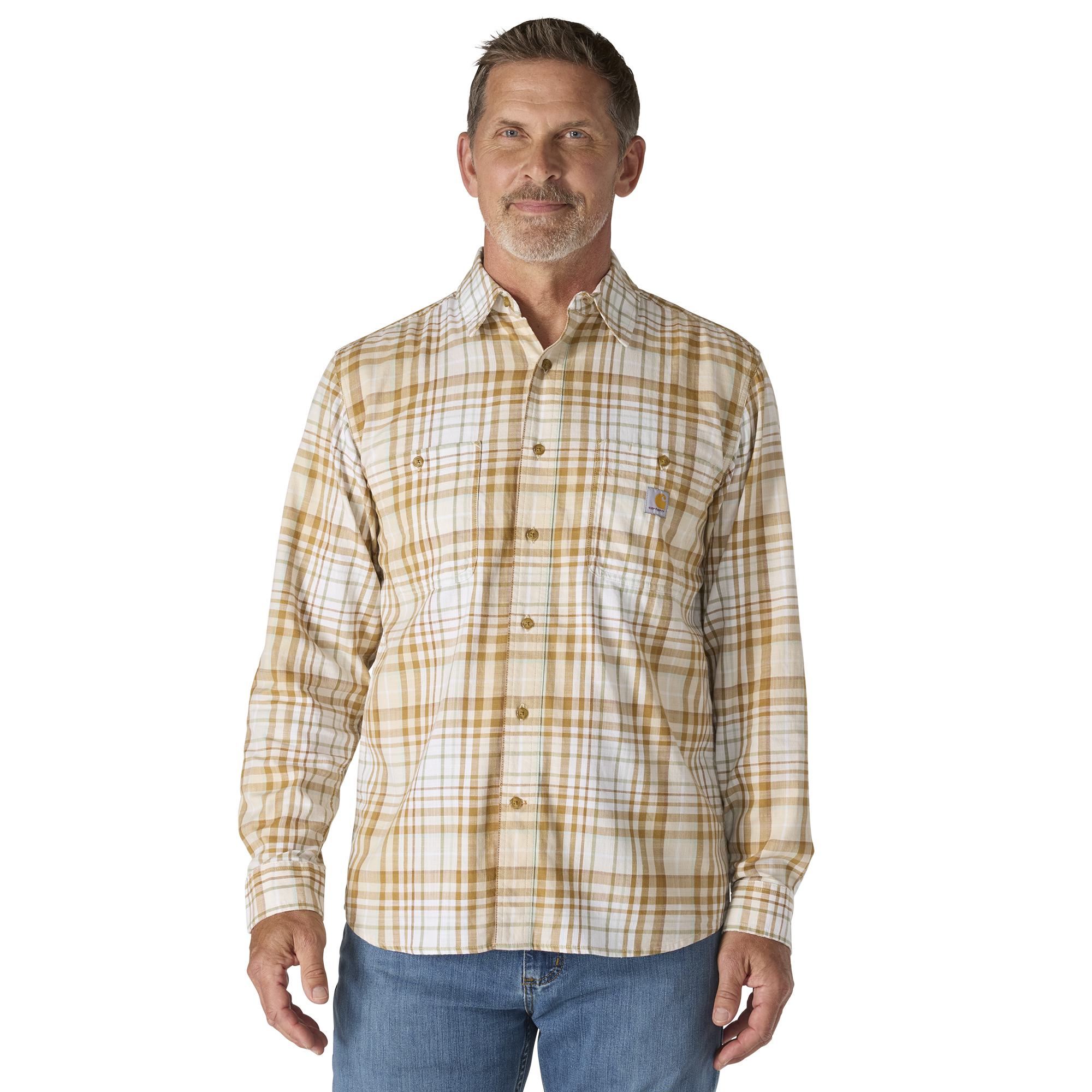 Carhartt Rugged Flex™ Lightweight Long-Sleeve Plaid Shirt - Tall - Mens