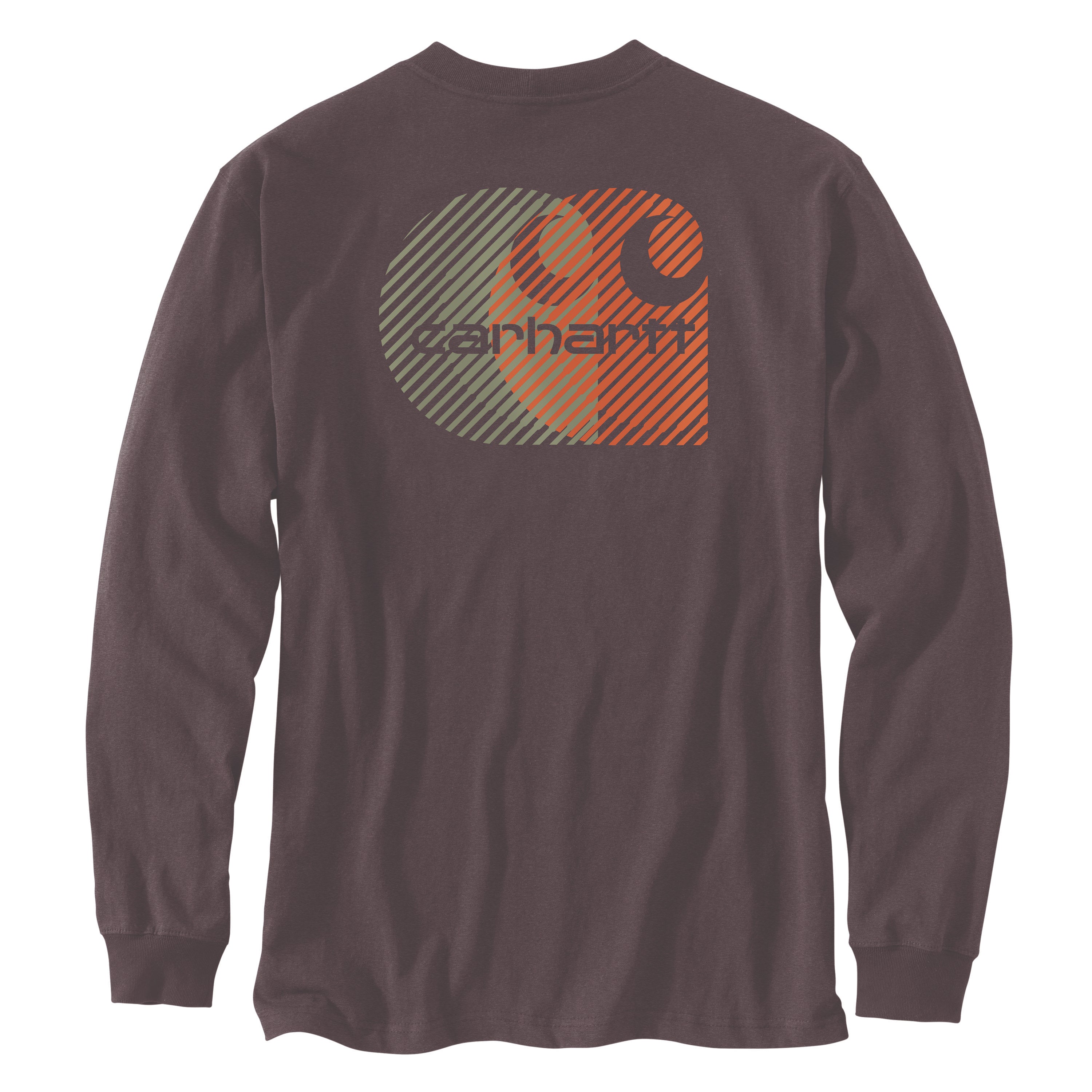 Carhartt Heavyweight Long Sleeve Pocket Graphic T-Shirt - Tall - Mens