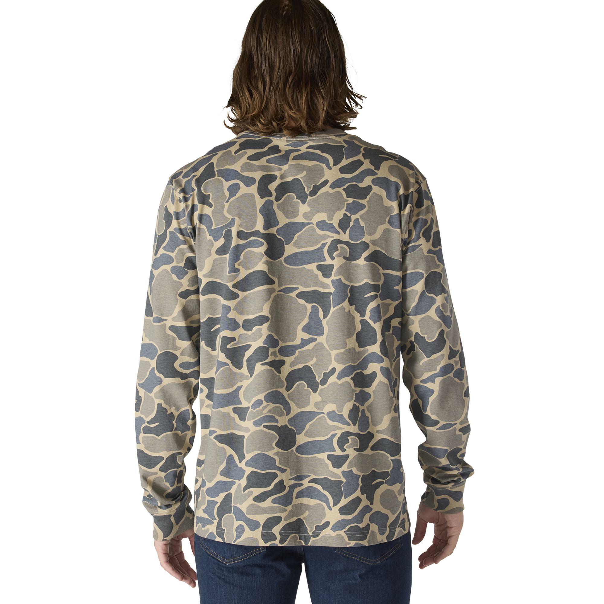 Carhartt Heavyweight Long-Sleeve Pocket Camo Graphic T-Shirt - Mens