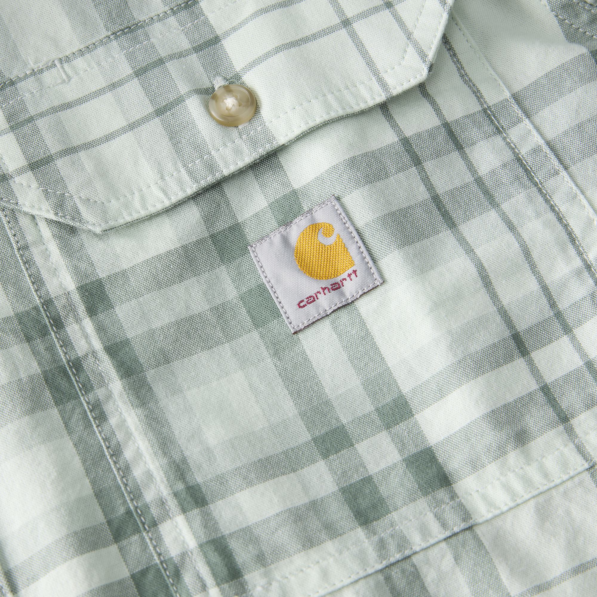 Carhartt Fort Loose Short Sleeve Plaid Shirt - Tall - Mens