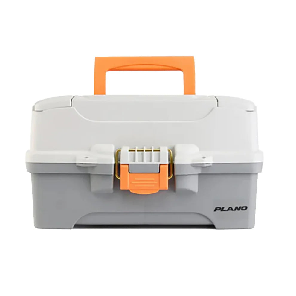 Plano Two-Tray Tackle Box - Light Grey / Dark Grey