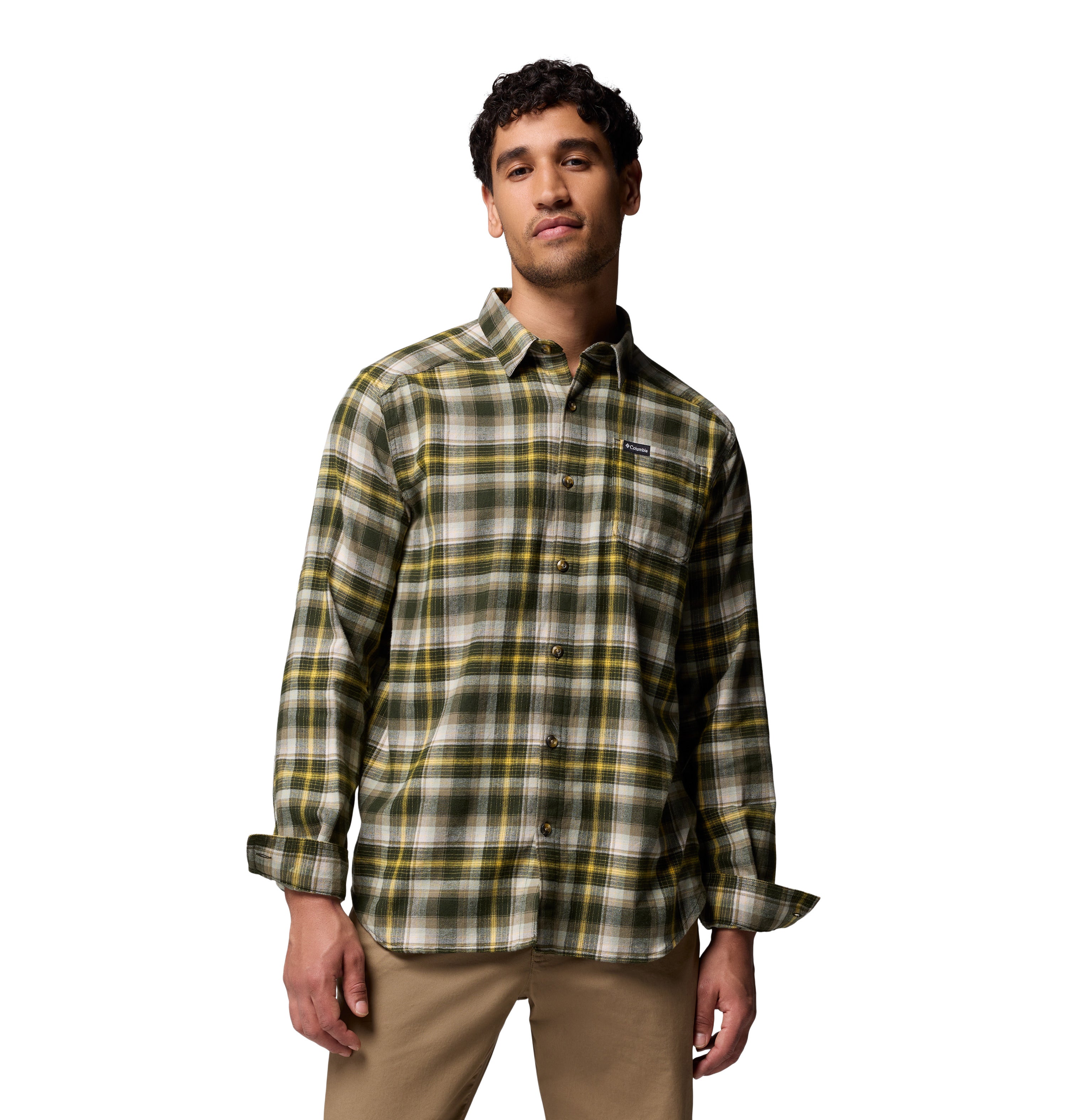 Columbia Cornell Woods Flannel Long Sleeve - Mens