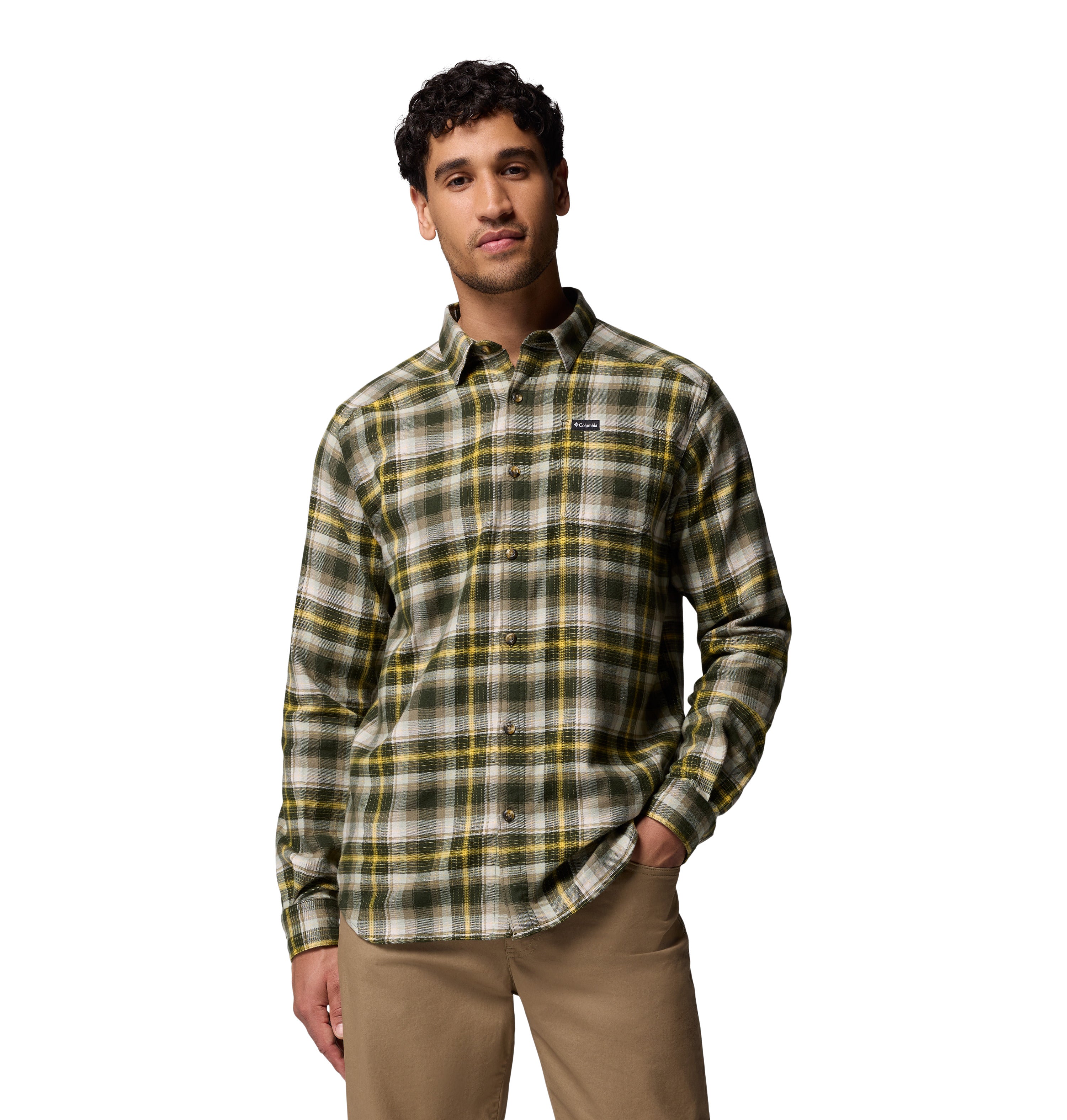 Columbia Cornell Woods Flannel Long Sleeve - Mens