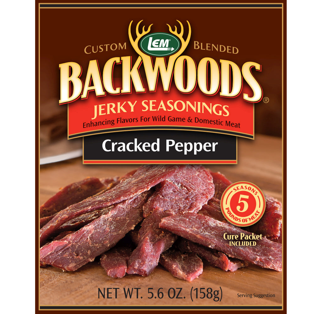 LEM Backwoods Cracked Pepper Jerky Seasoning