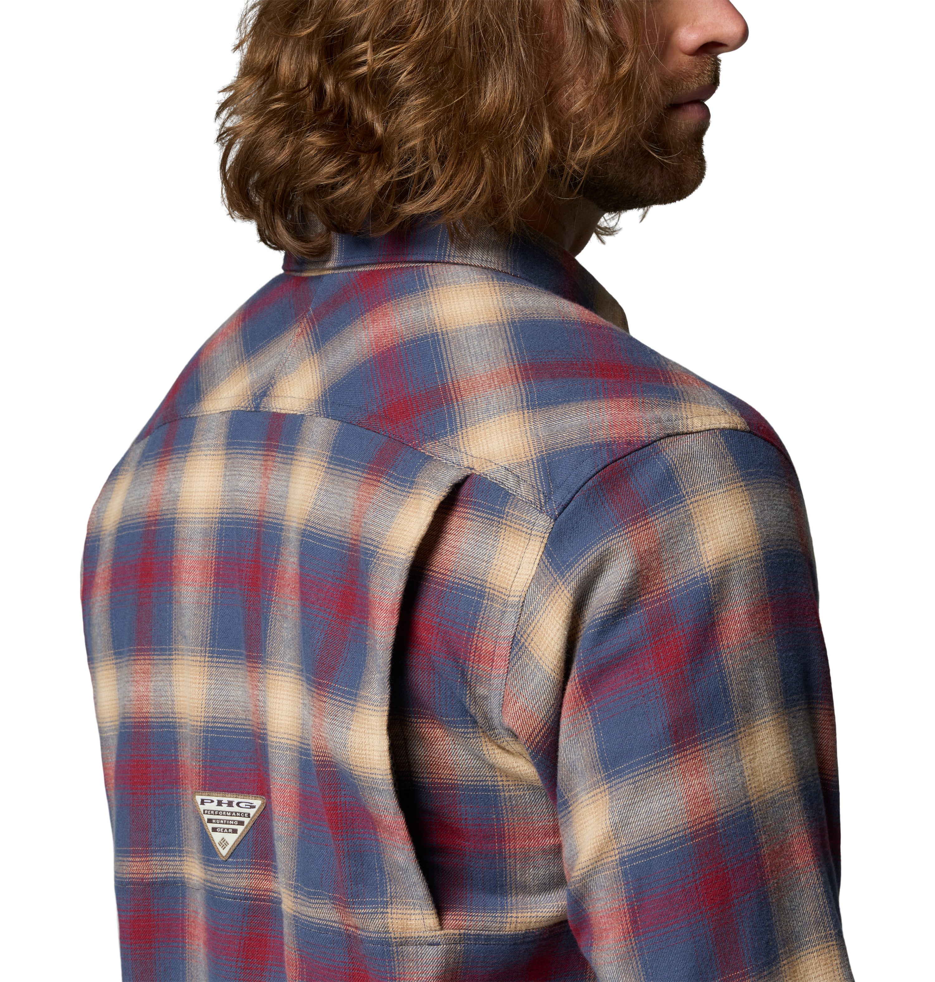 Columbia PHG Roughtail™ Stretch Flannel Long Sleeve Shirt - Mens