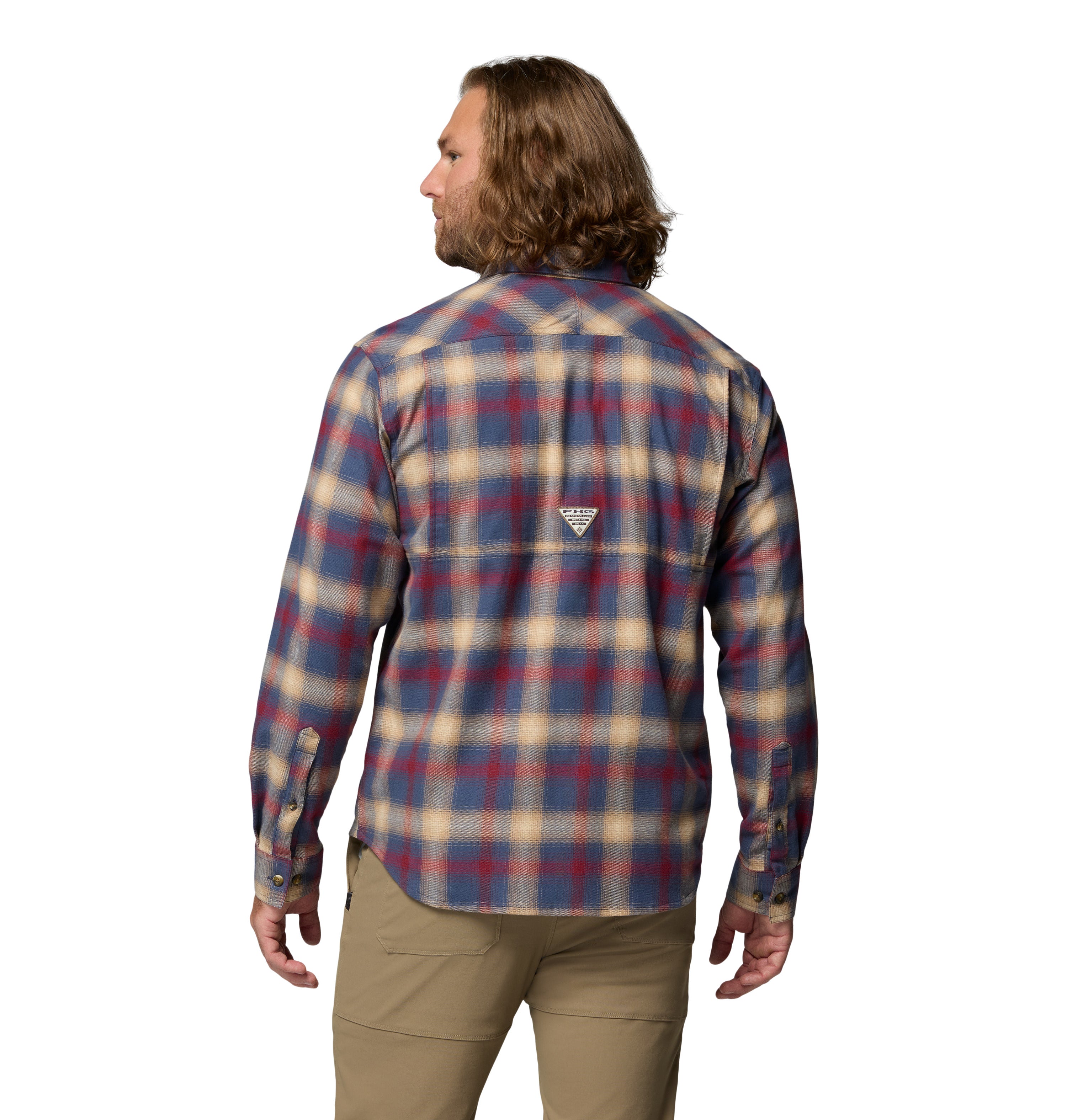 Columbia PHG Roughtail™ Stretch Flannel Long Sleeve Shirt - Mens