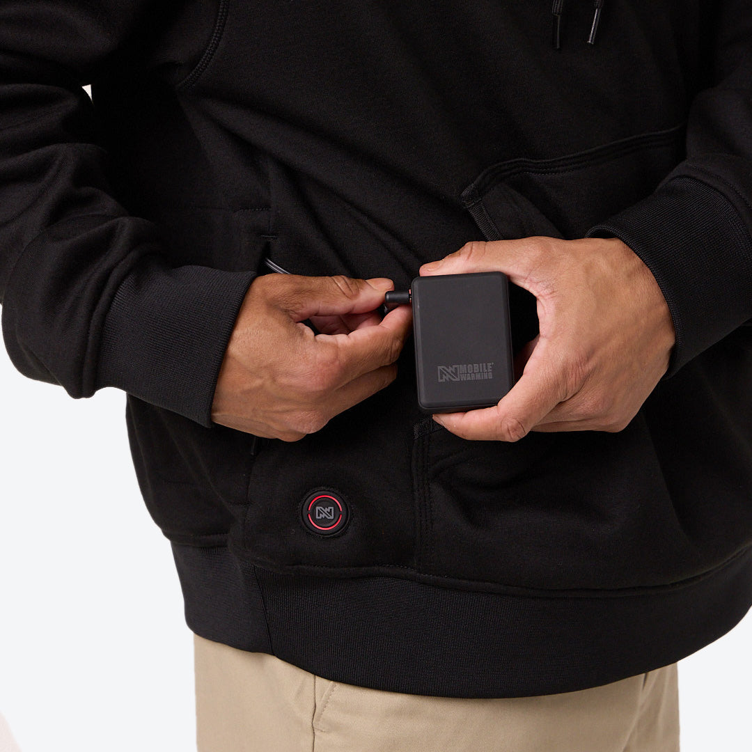 Mobile Warming Heated Hoodie with Built-In Handwarmer- Mens