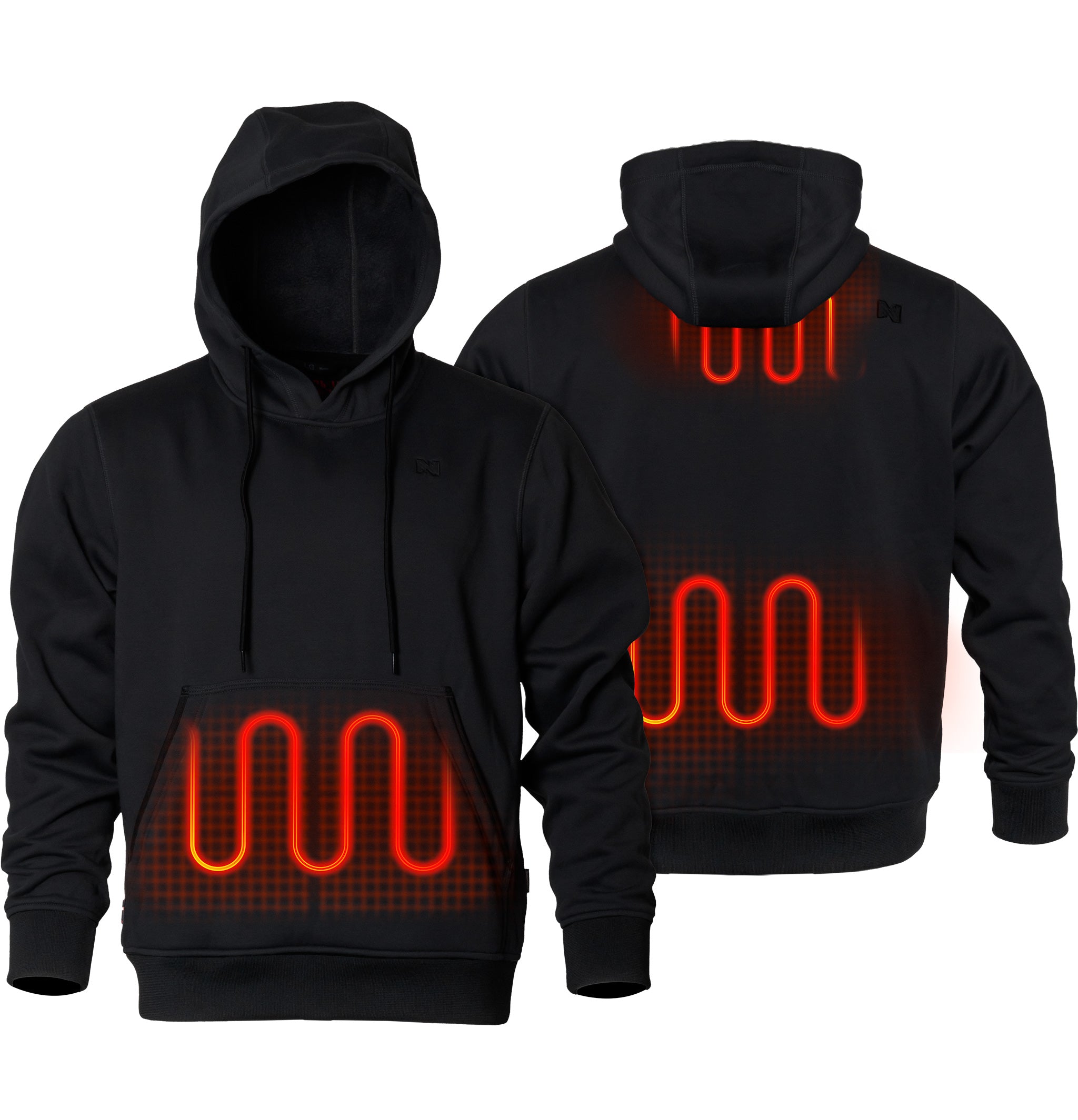 Mobile Warming Heated Hoodie with Built-In Handwarmer- Mens