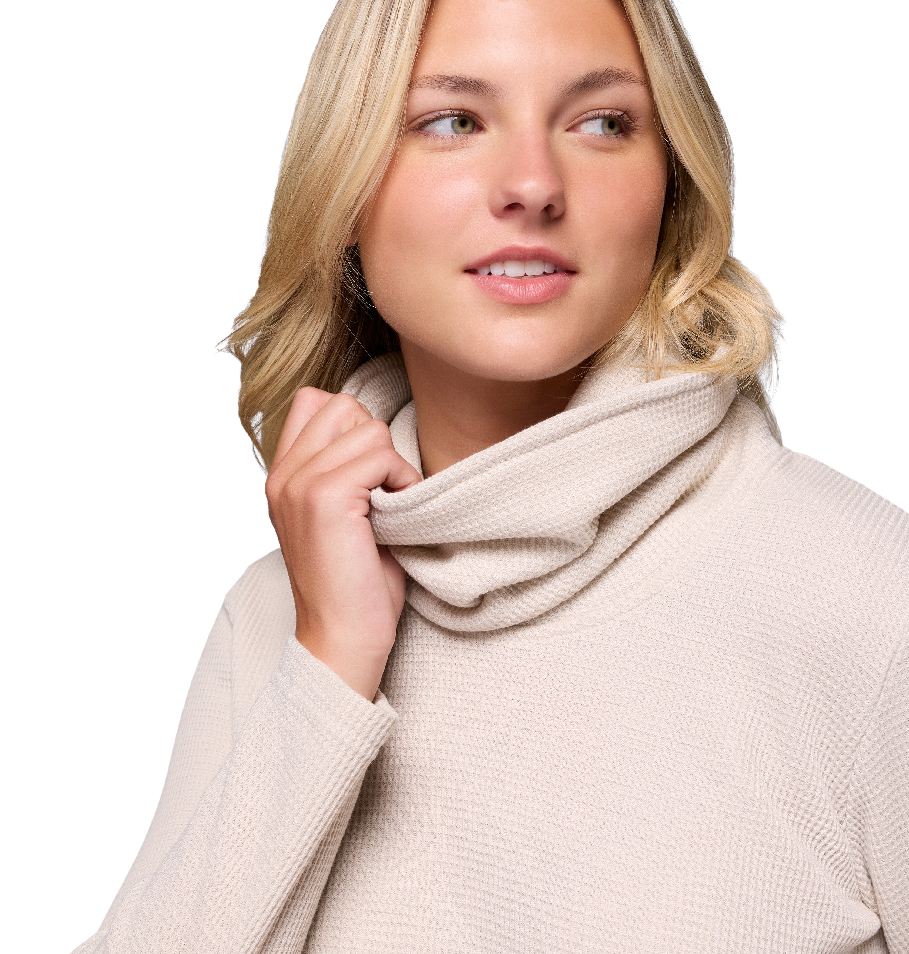 Columbia Holly Hideaway Waffle Cowl Pullover - Womens