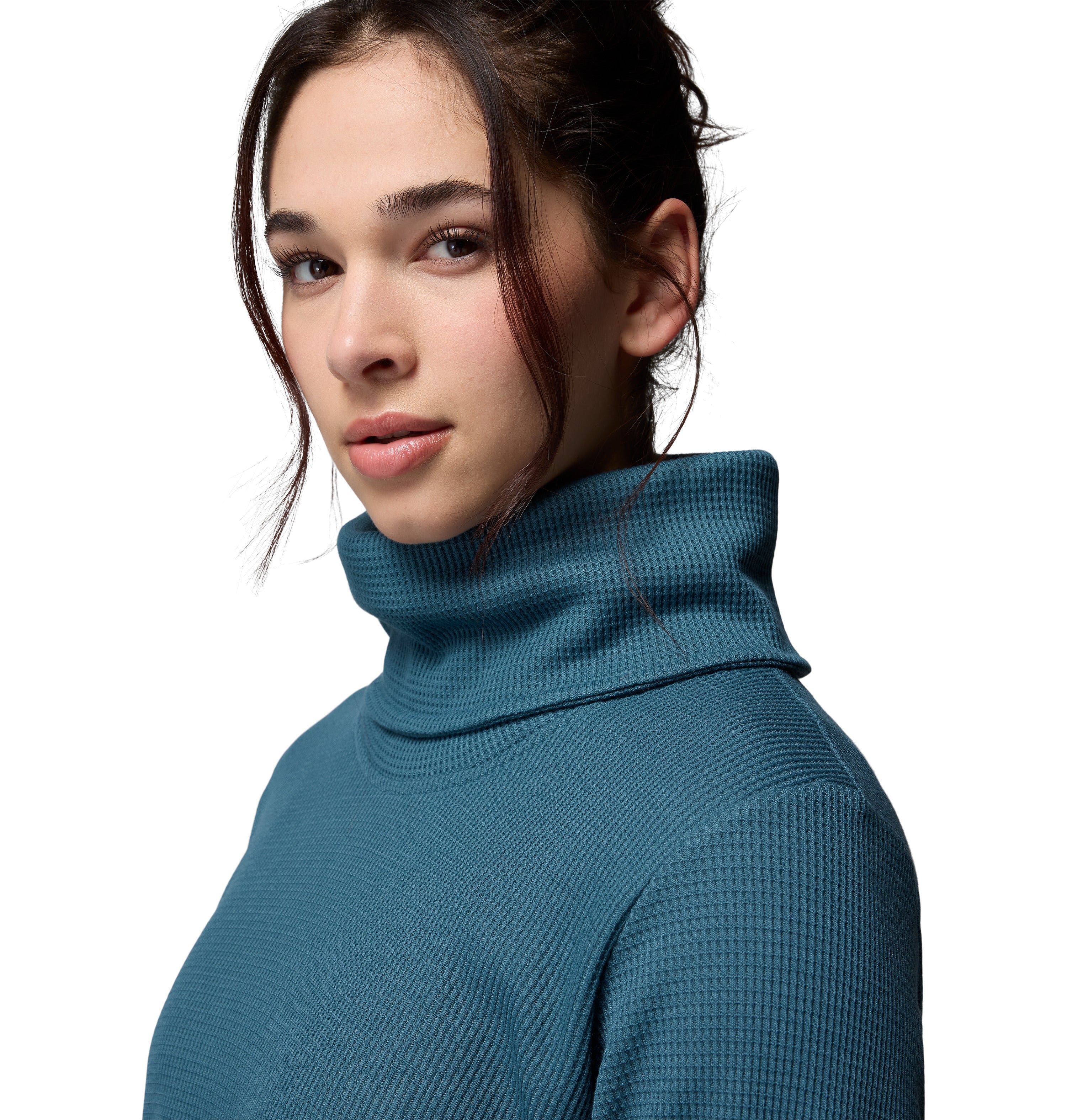 Columbia Holly Hideaway Waffle Cowl Pullover - Womens