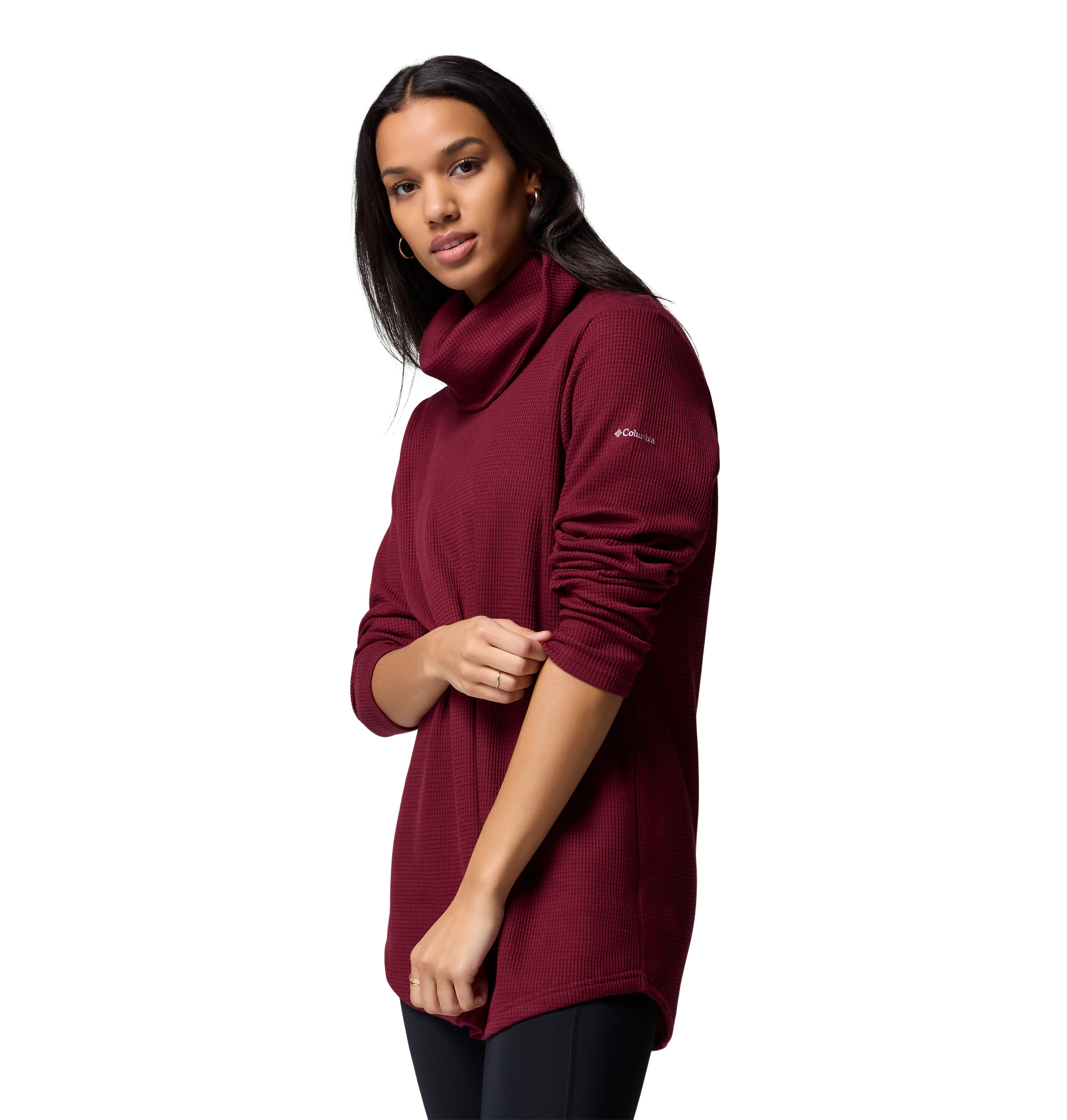 Columbia Holly Hideaway Waffle Cowl Pullover - Womens