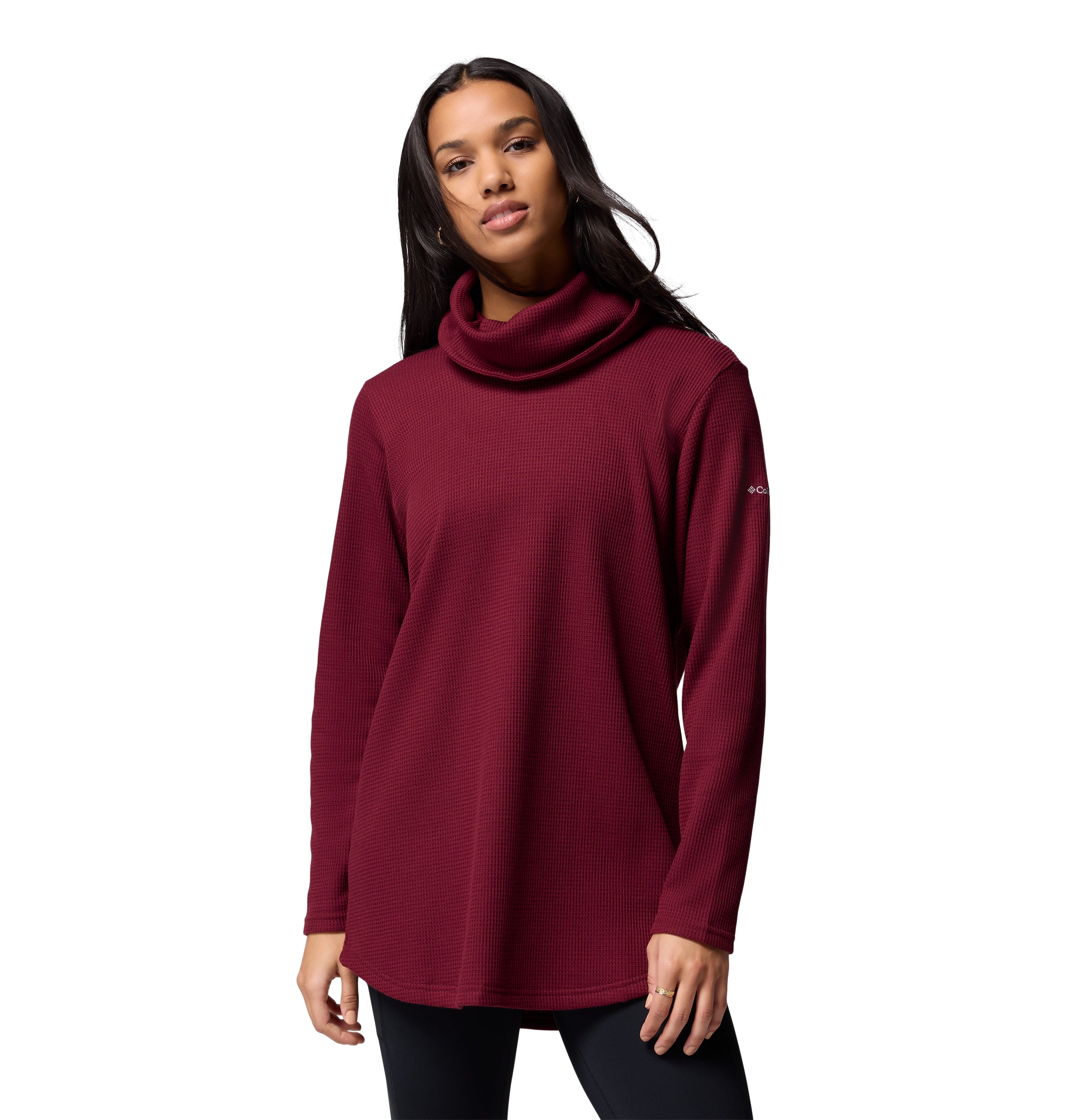 Columbia Holly Hideaway Waffle Cowl Pullover - Womens