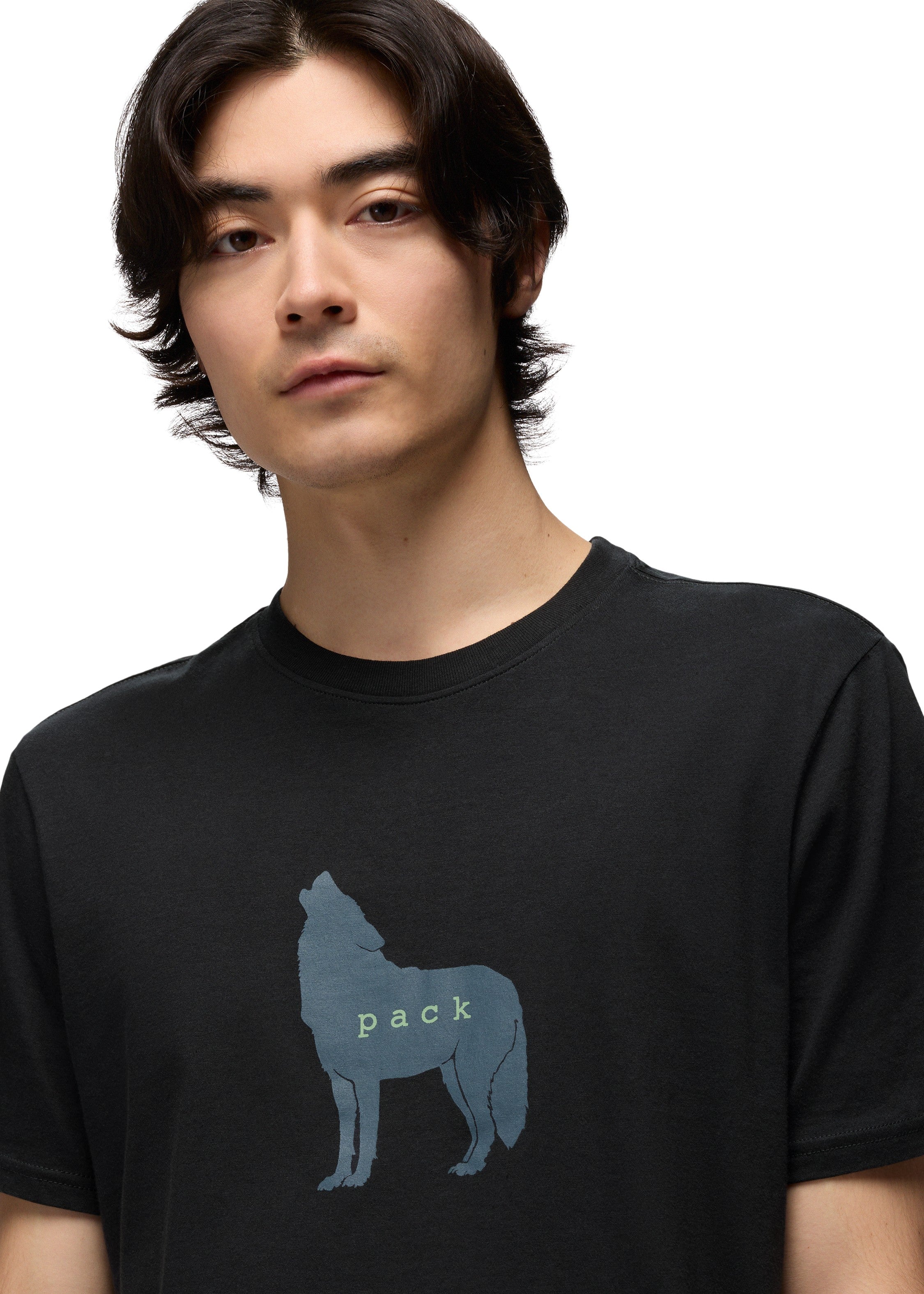 Prana Wolf Pack Journeyman Short Sleeve Graphic Tee - Mens