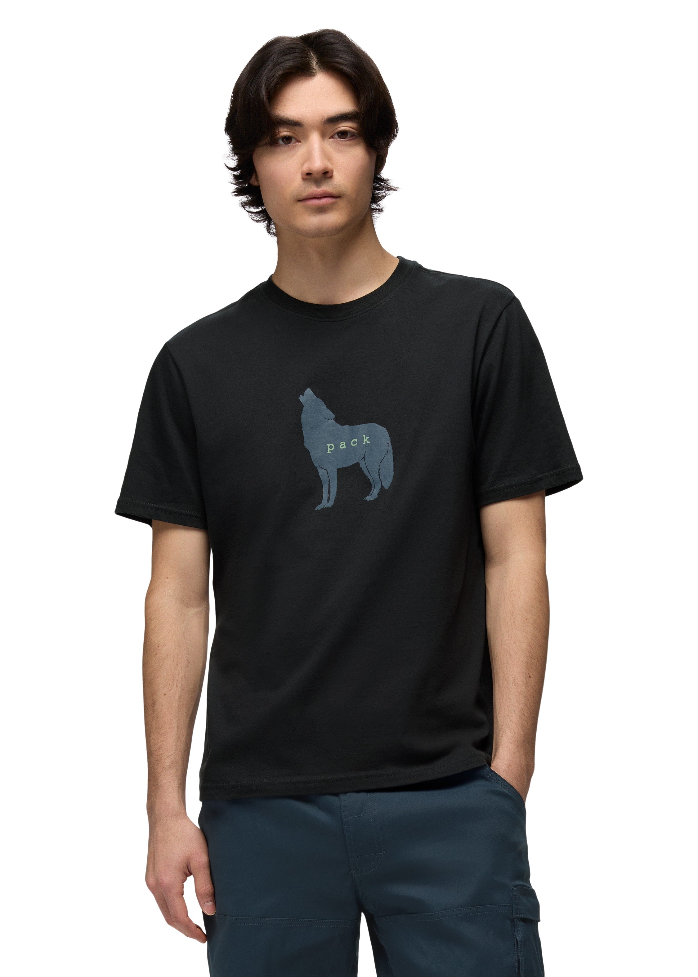 Prana Wolf Pack Journeyman Short Sleeve Graphic Tee - Mens