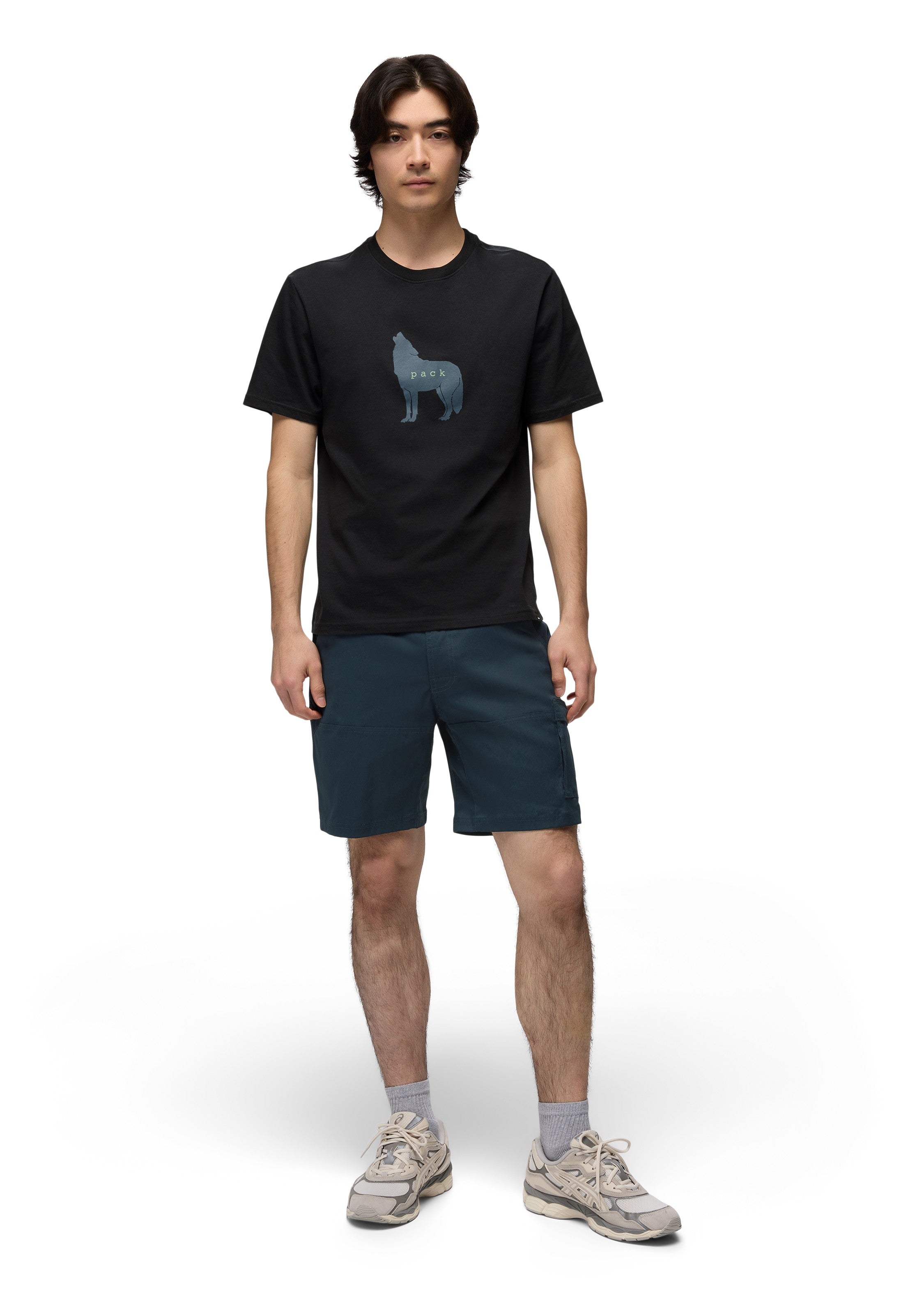 Prana Wolf Pack Journeyman Short Sleeve Graphic Tee - Mens