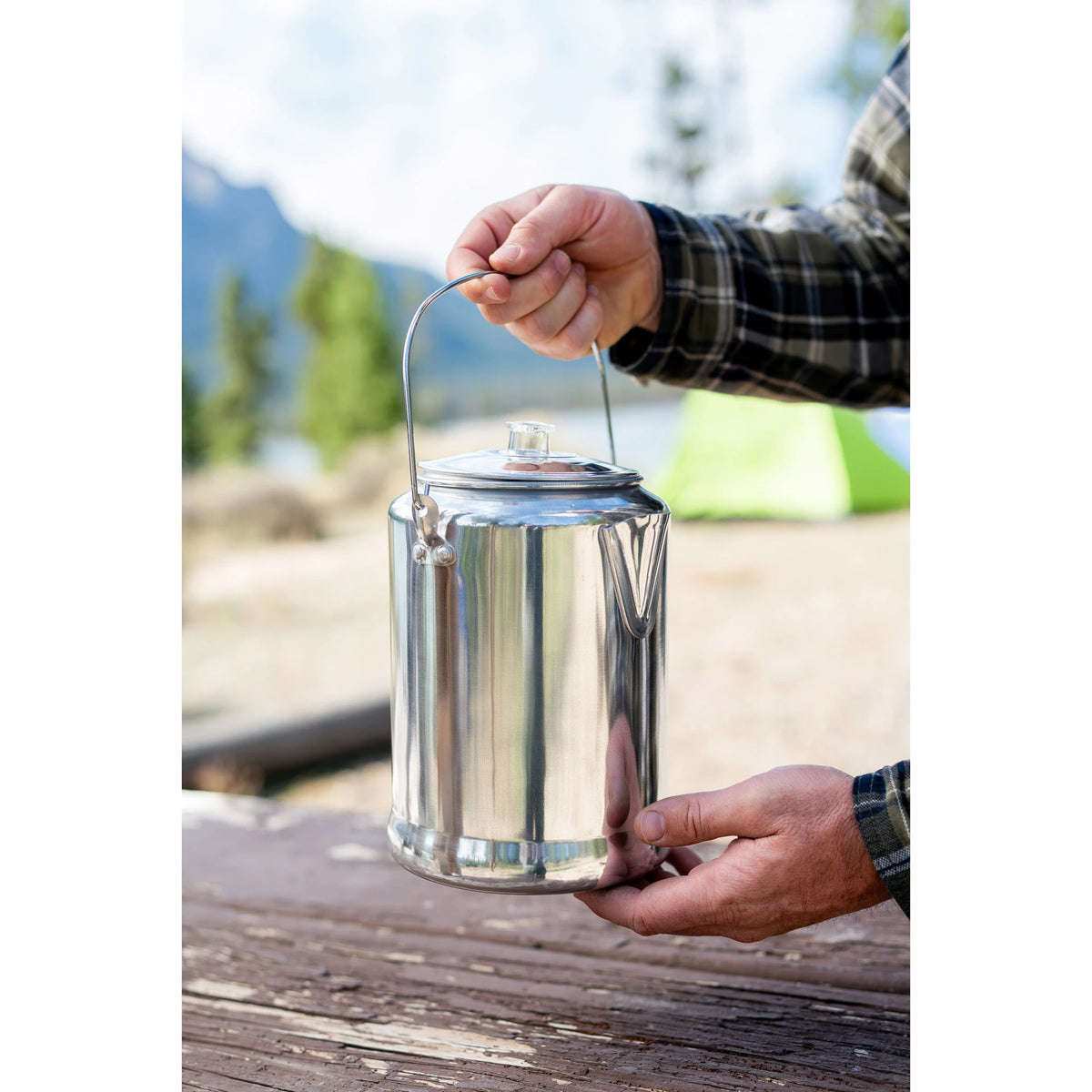 Camper's Percolator Coffee Pot 9 Cups