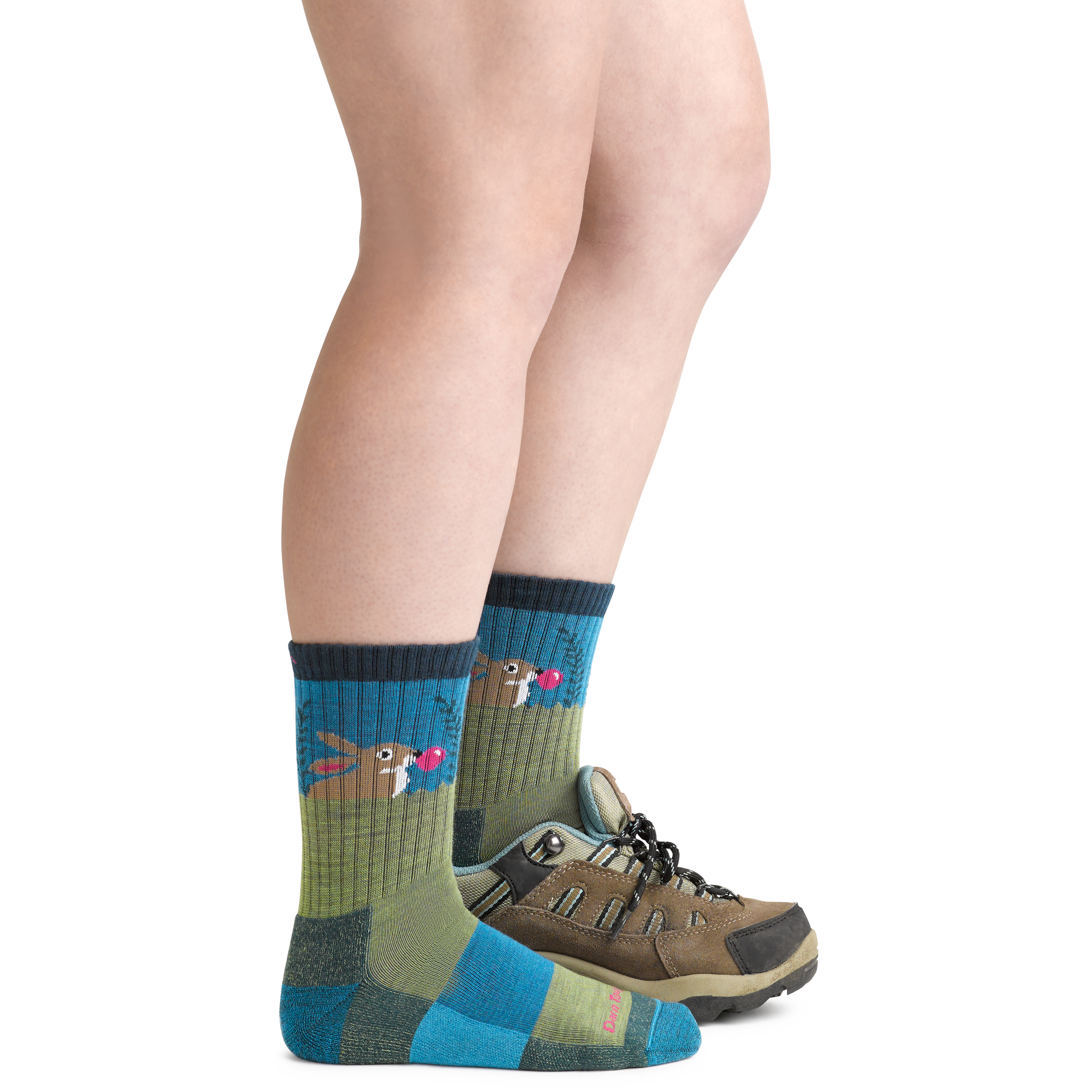Darn Tough Bubble Bunny Jr. Micro Crew Lightweight Cushion Socks - Kids