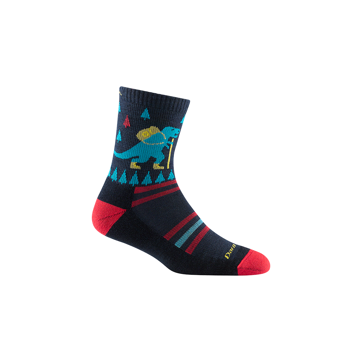 Darn Tough Ty-Ranger-Saurus Micro Crew Lightweight Cushion Socks - Kids