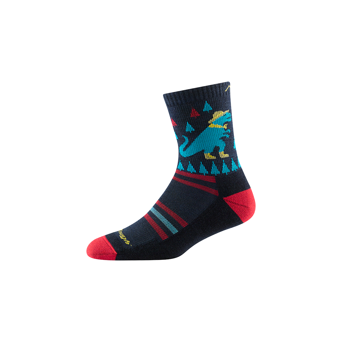 Darn Tough Ty-Ranger-Saurus Micro Crew Lightweight Cushion Socks - Kids