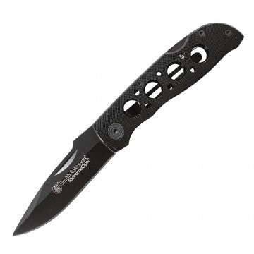 Smith & Wesson Extreme Ops Liner Lock Drop Point Folding Knife 3.4"
