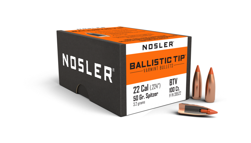 Nosler Ballistic Tip Varmint .22Cal / 50Gr