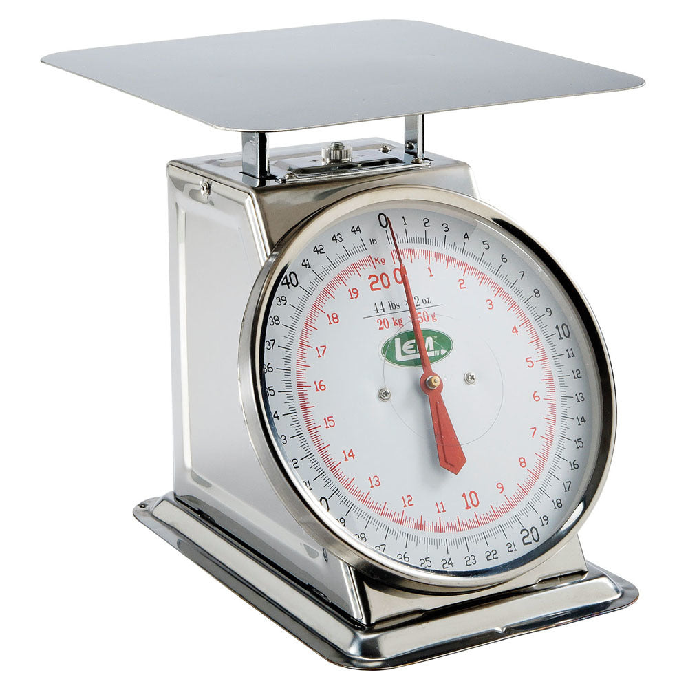 LEM 44Lb. Stainless Steel Scale
