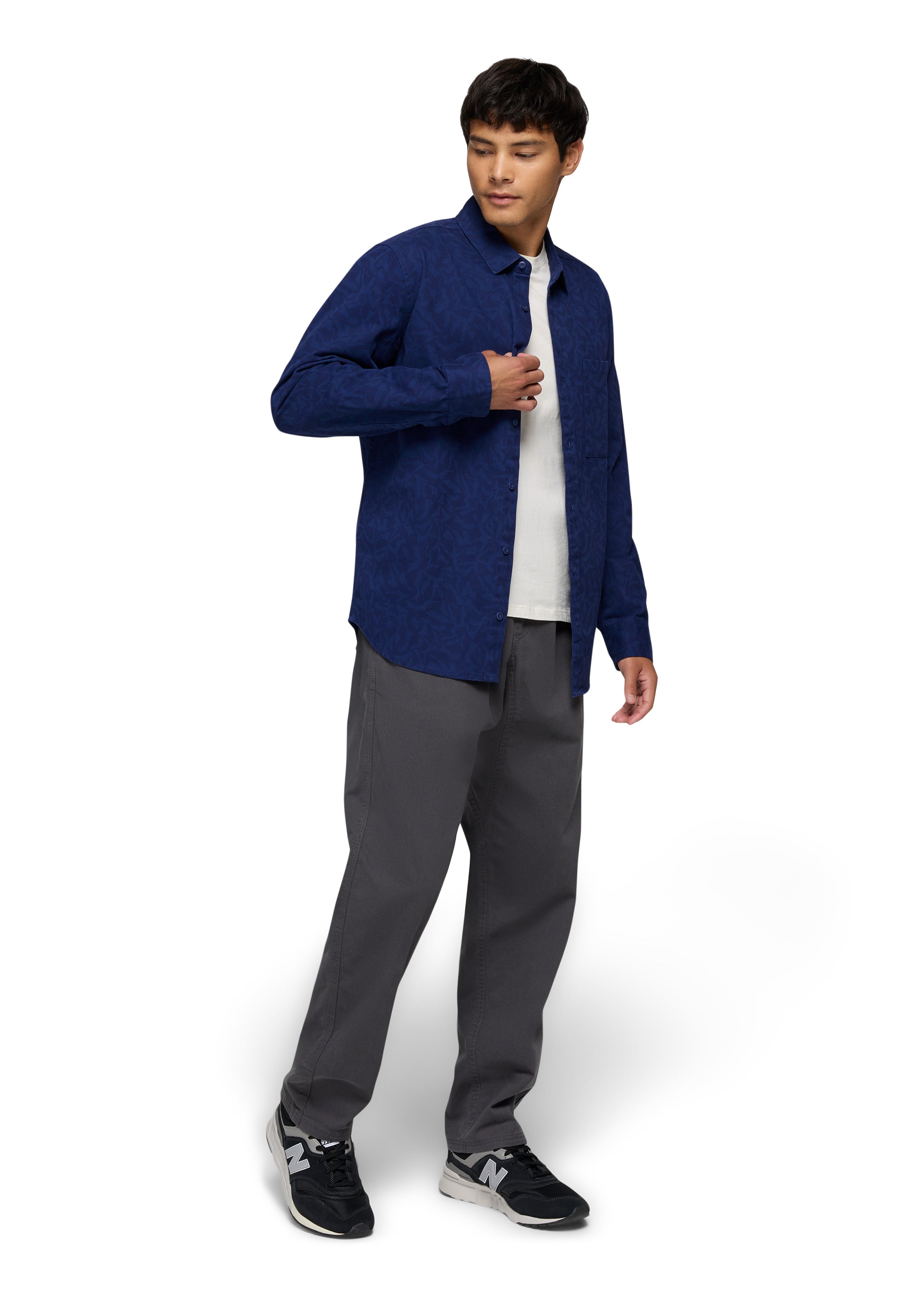 Prana Arbored Long Sleeve Shirt - Mens