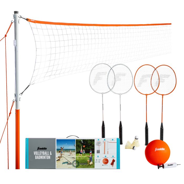 Franklin Starter Volleyball & Badminton Set