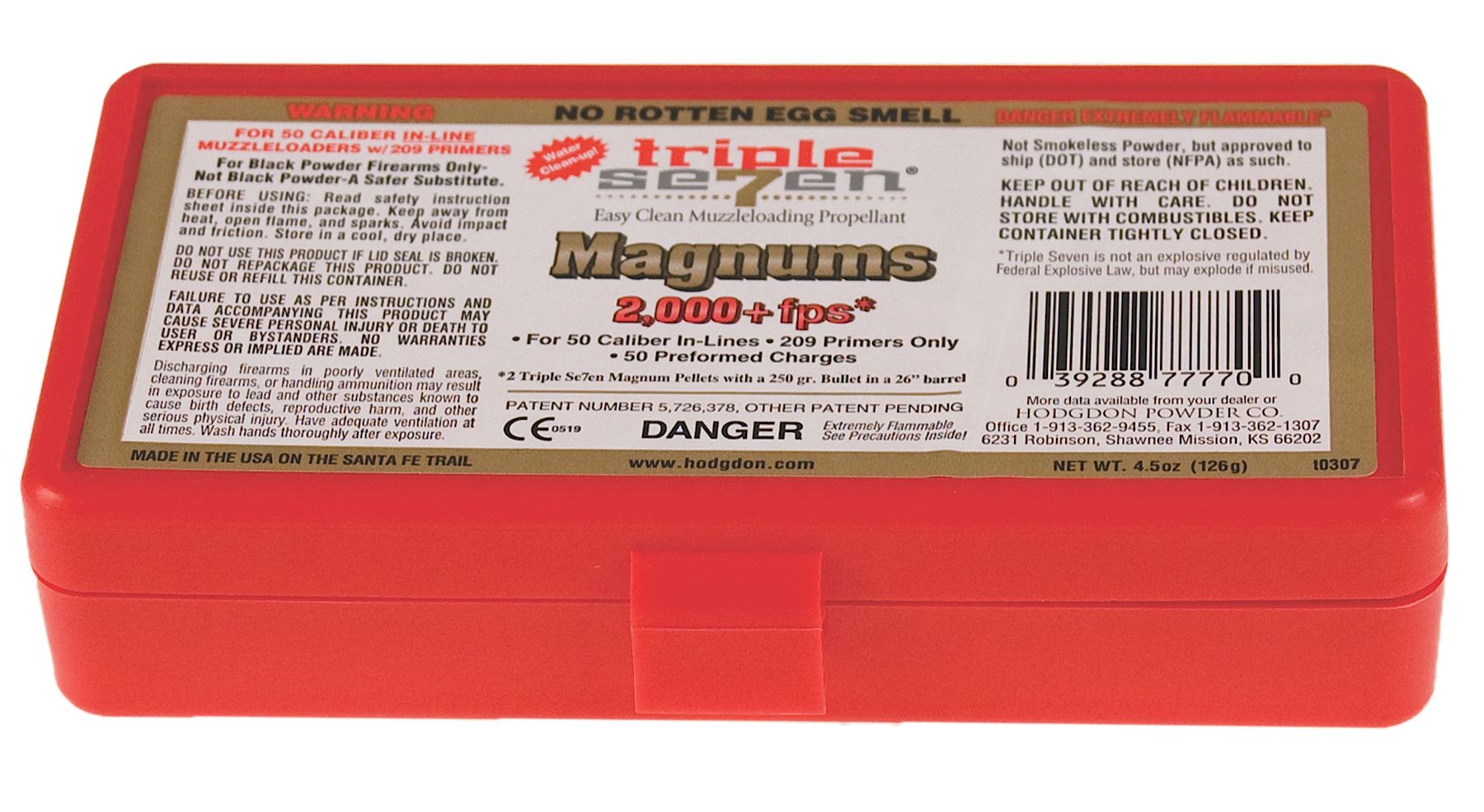 Hodgdon Triple Seven Magnums Pellets - T7MAG