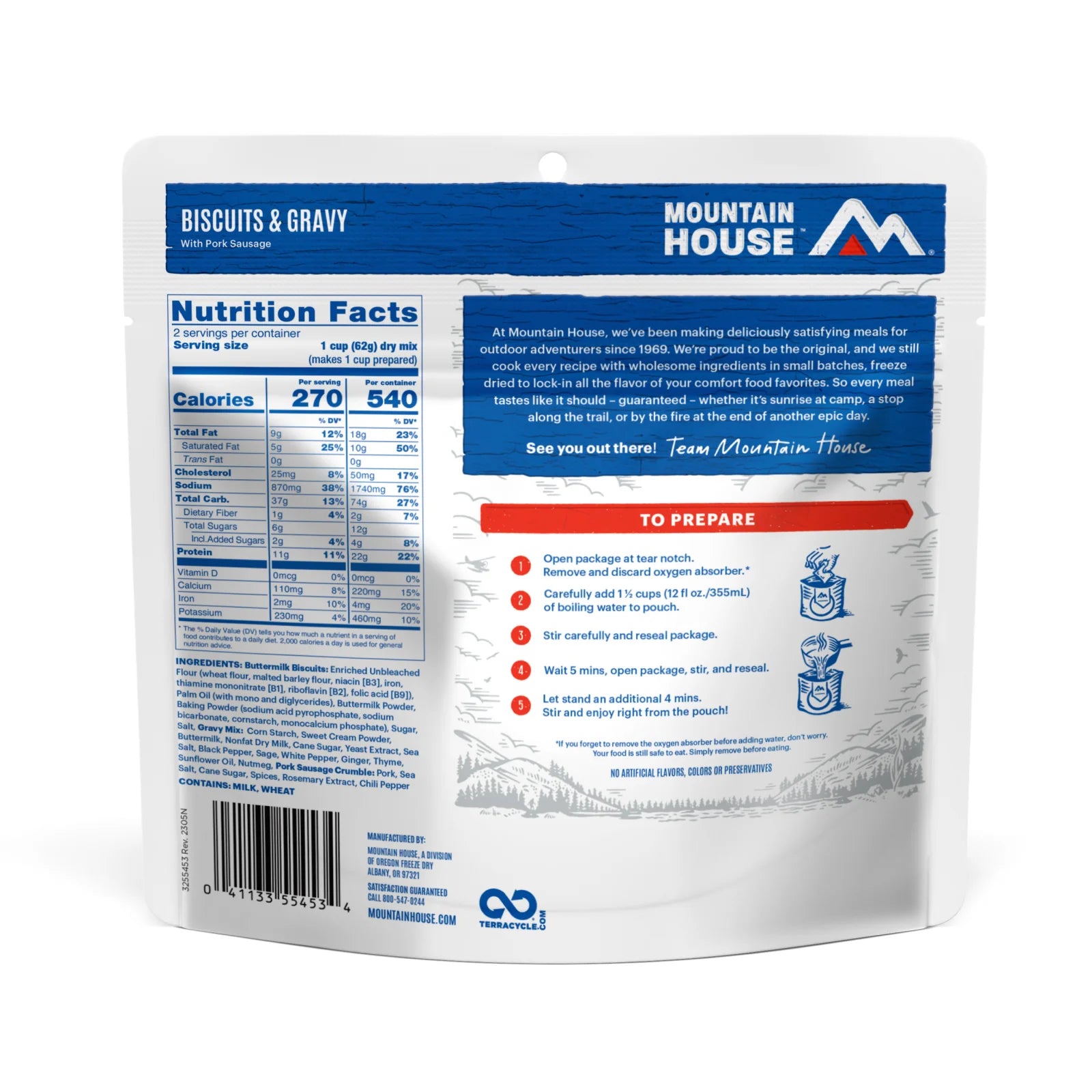 Mountain House Biscuits & Gravy