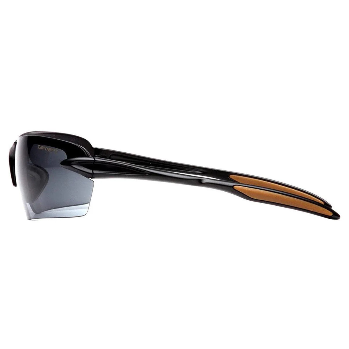 Carhartt Spokane Safety Glasses with Black Frame and Gray Lens