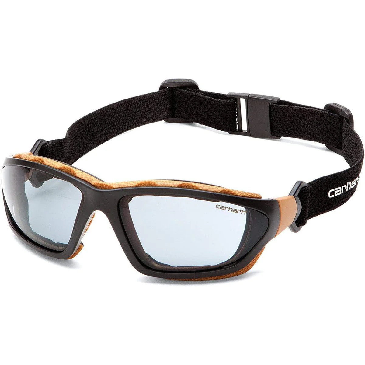 Carhartt Carthage Safety Glasses/Goggles Black Frame Gray Anti-Fog Lens