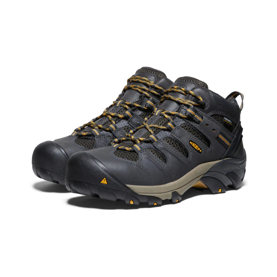 Keen Lansing Mid Steel Toe / Waterproof - Wide - Mens