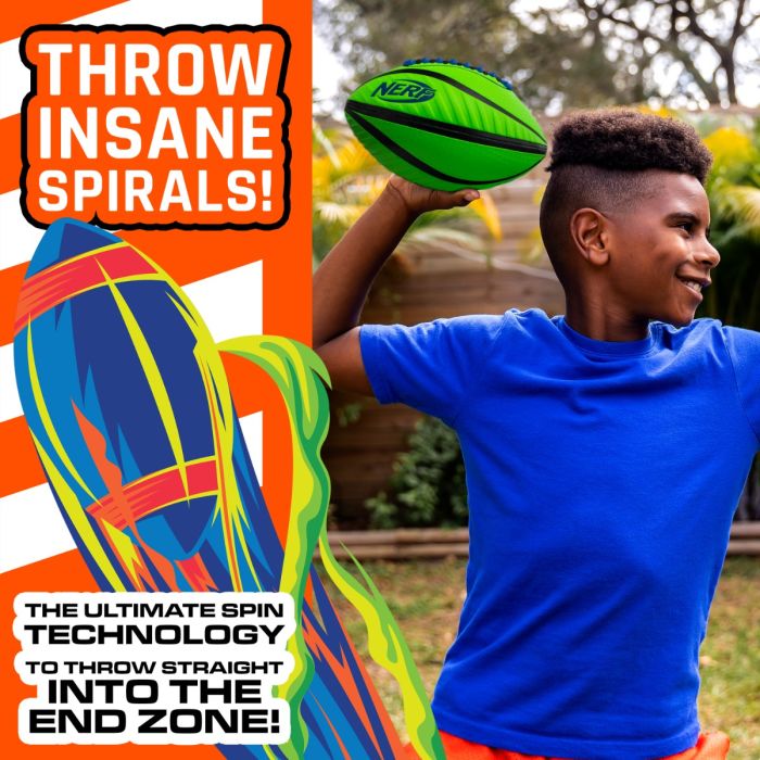 Nerf Spiral Grip Jr. Football