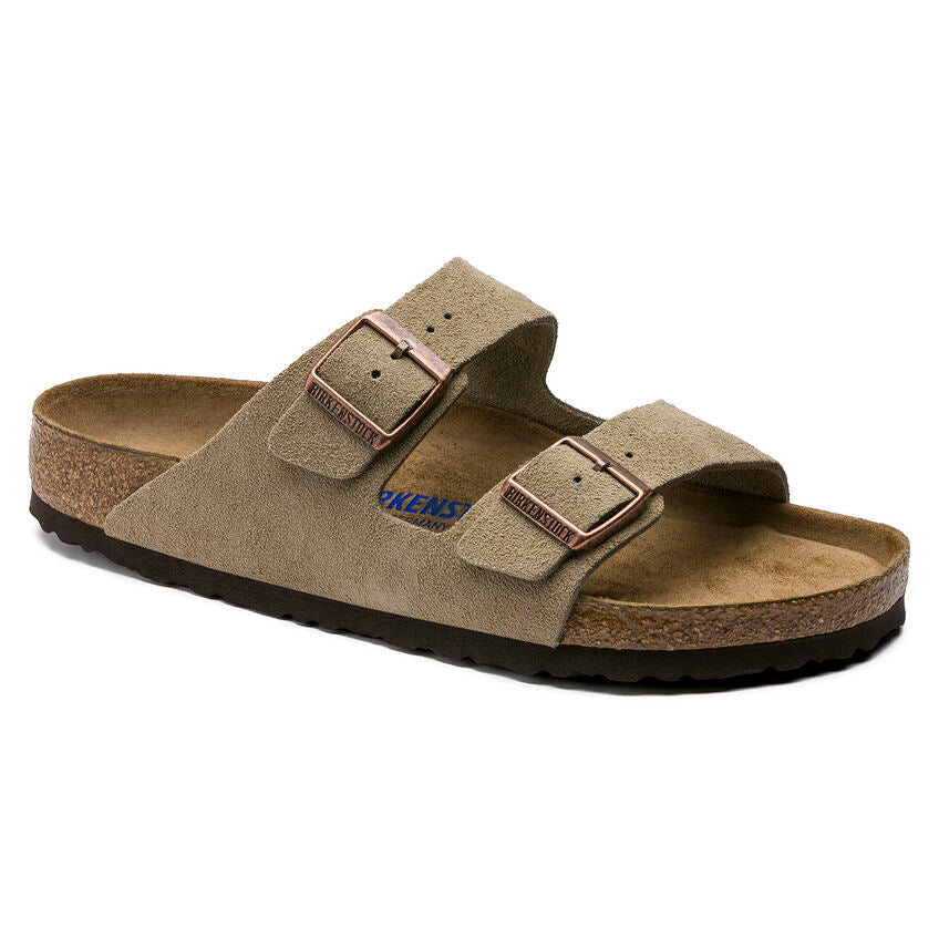 Birkenstock Arizona Suede Soft Footbed - Womens
