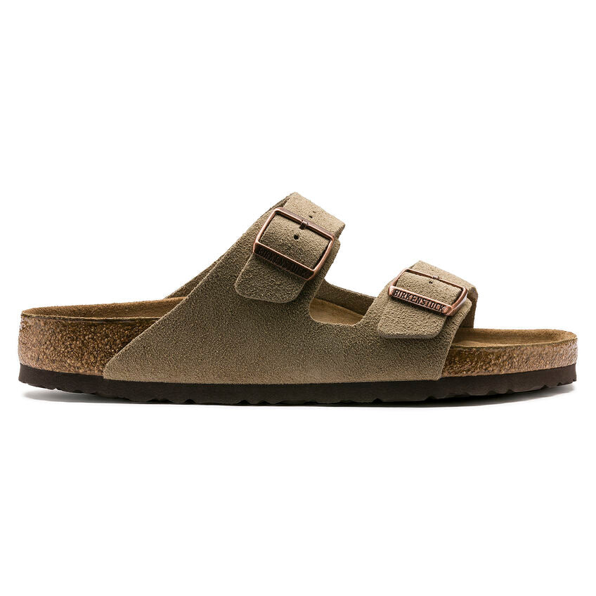Birkenstock Arizona Suede Soft Footbed - Womens