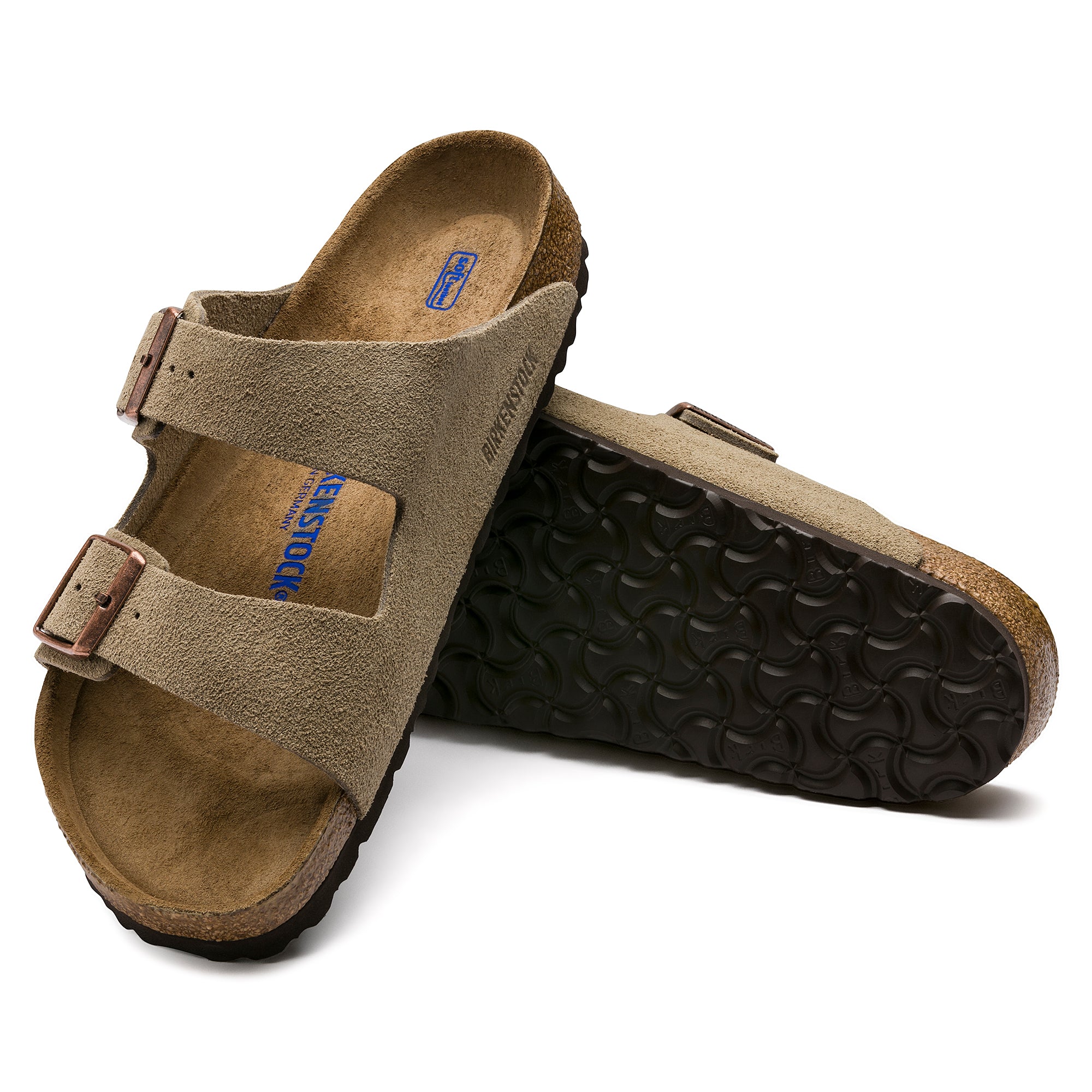 Birkenstock Arizona Suede Soft Footbed - Womens