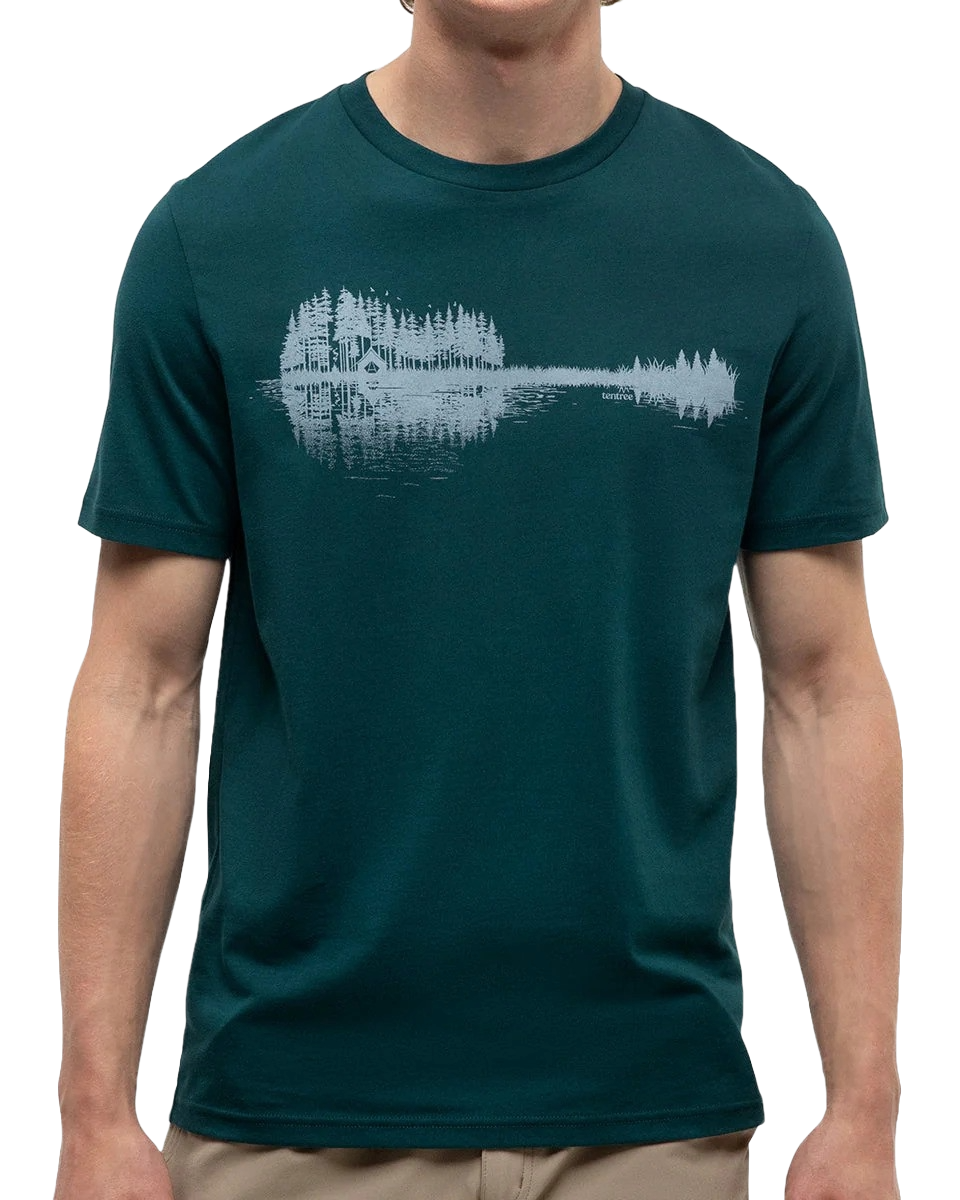 TenTree Summer Guitar T-Shirt - Mens