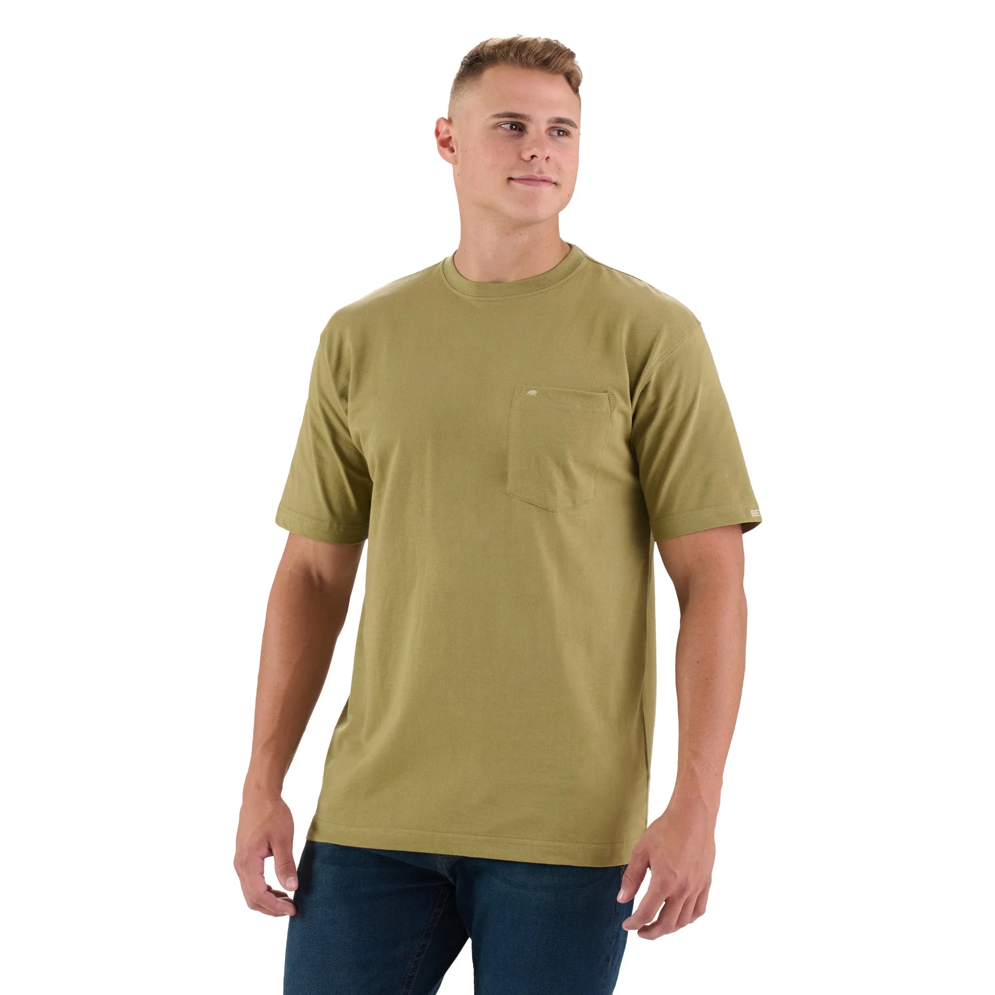 Berne Heavyweight Short Sleeve Pocket T-Shirt - Tall - Mens